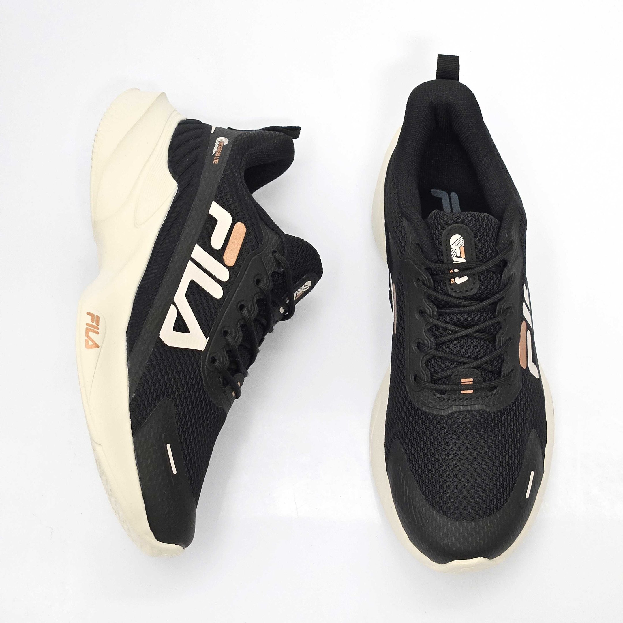 Tênis Fila Progress Lite Feminino Preto/Bege 3