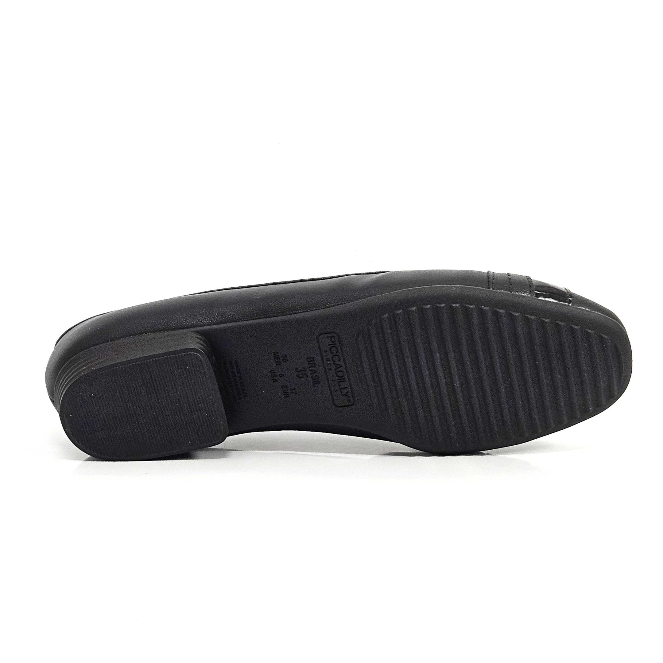Sapatilha Feminina Piccadilly Bico Quadrado Preto 4