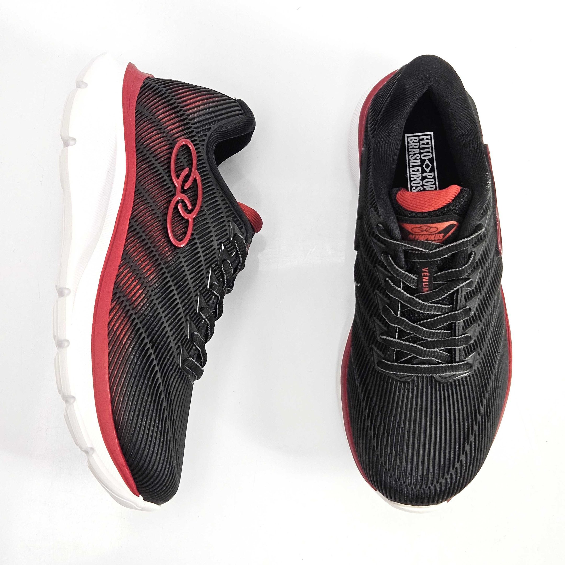 Tênis Infantil Olympikus Venum Preto/Vermelho 2