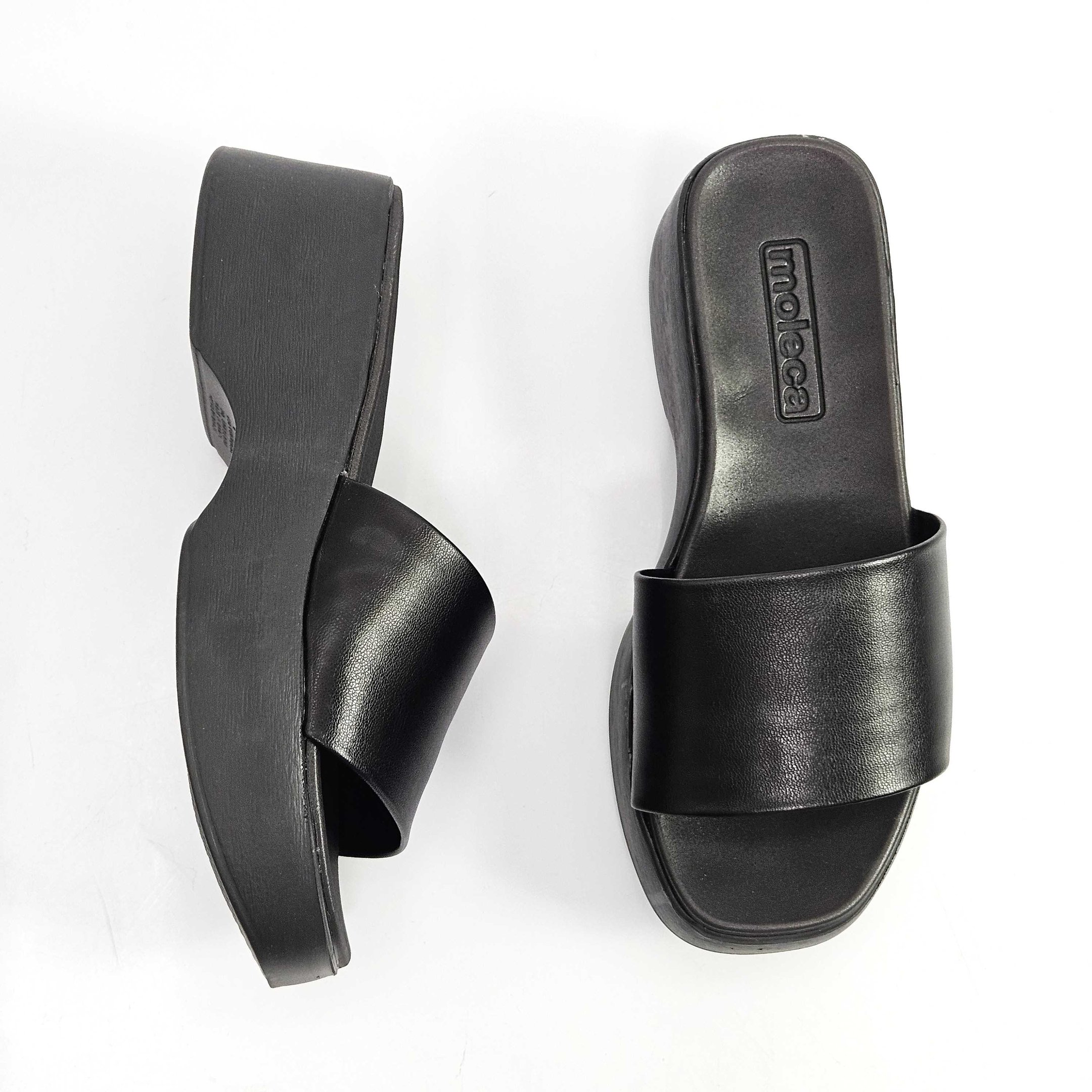 Tamanco Moleca Flat Gaspea Leve Preto 2