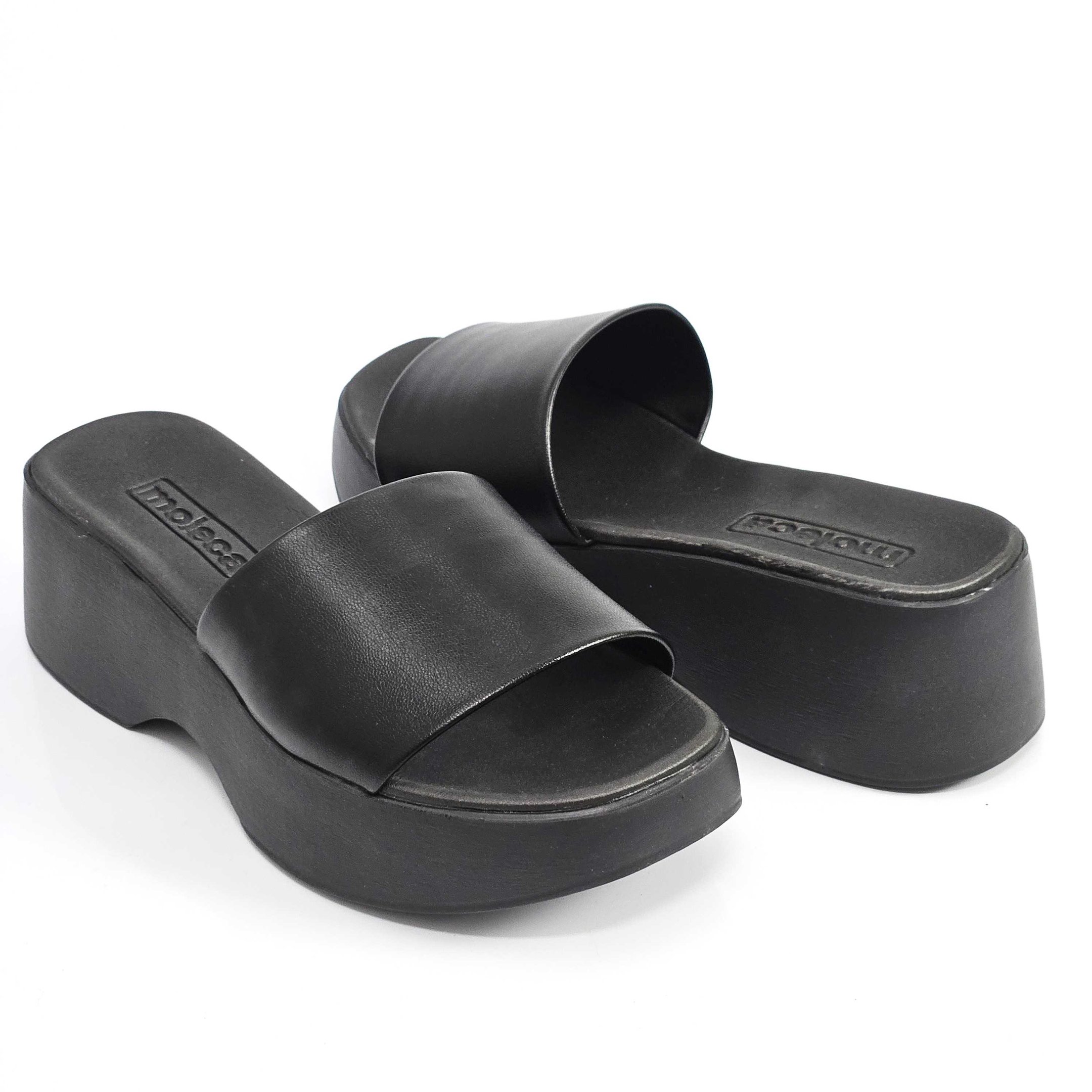 Tamanco Moleca Flat Gaspea Leve Preto 3