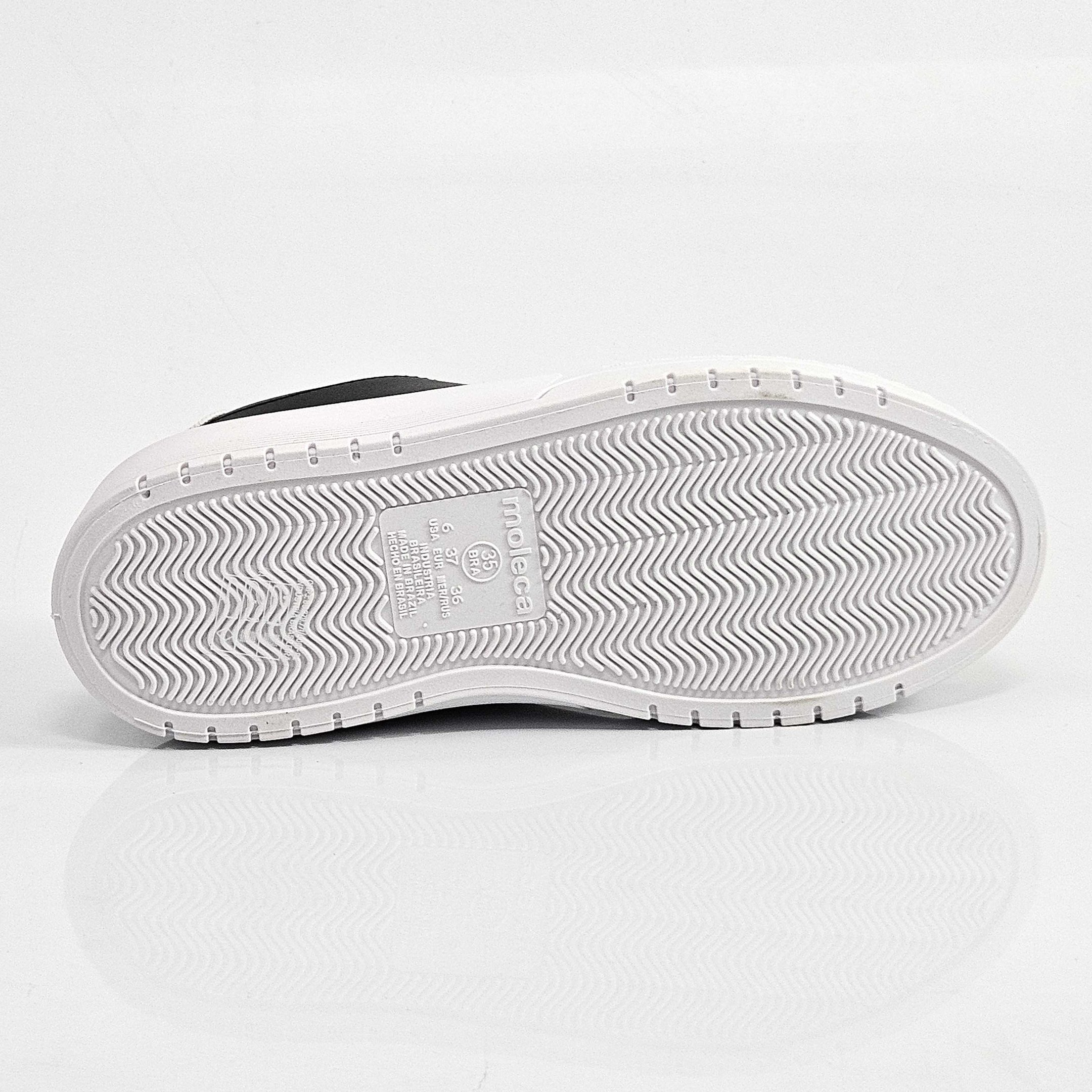 Tênis Feminino Moleca Casual Com Cadarço Preto 4