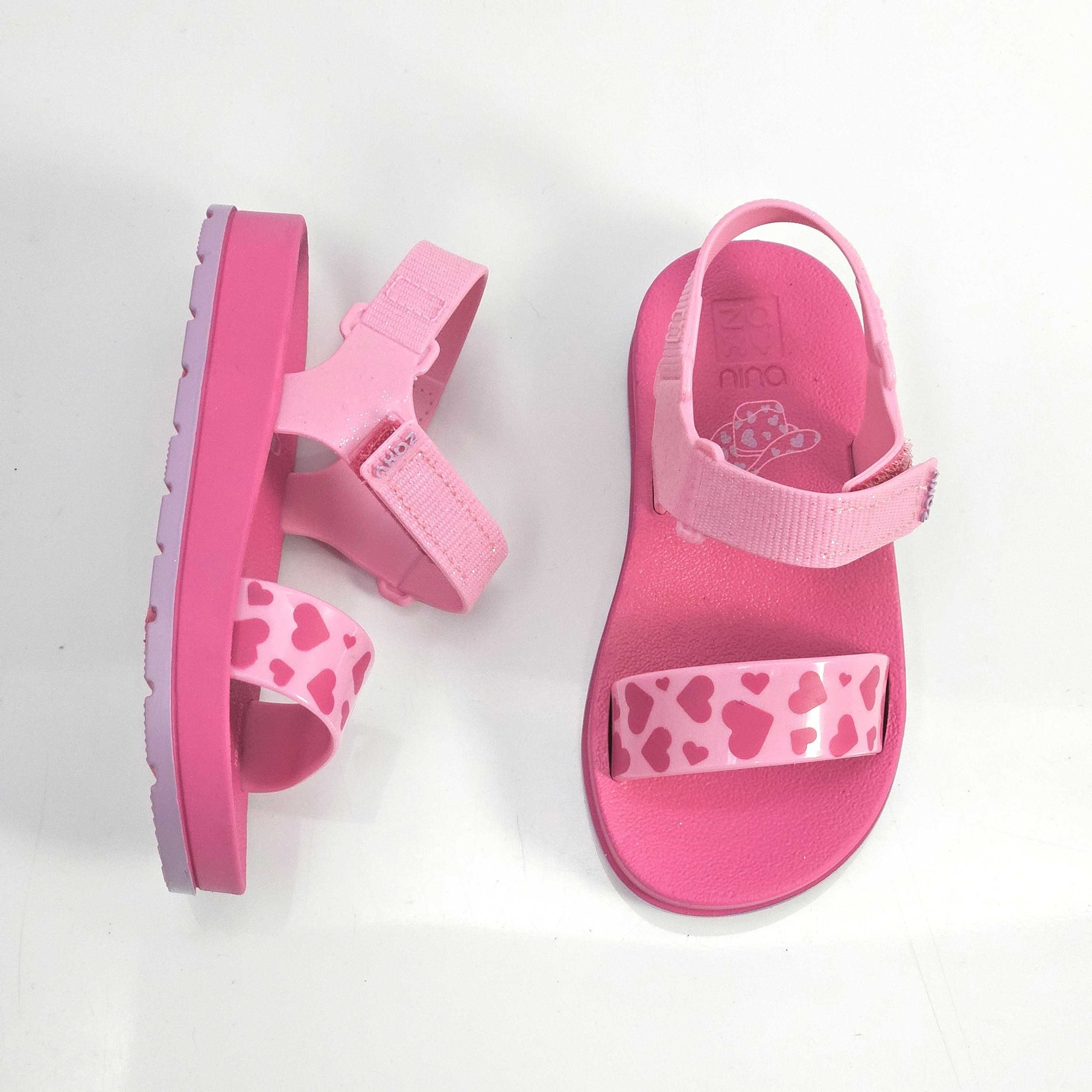 Sandália Infantil Zaxynina Moderninha Rosa 2