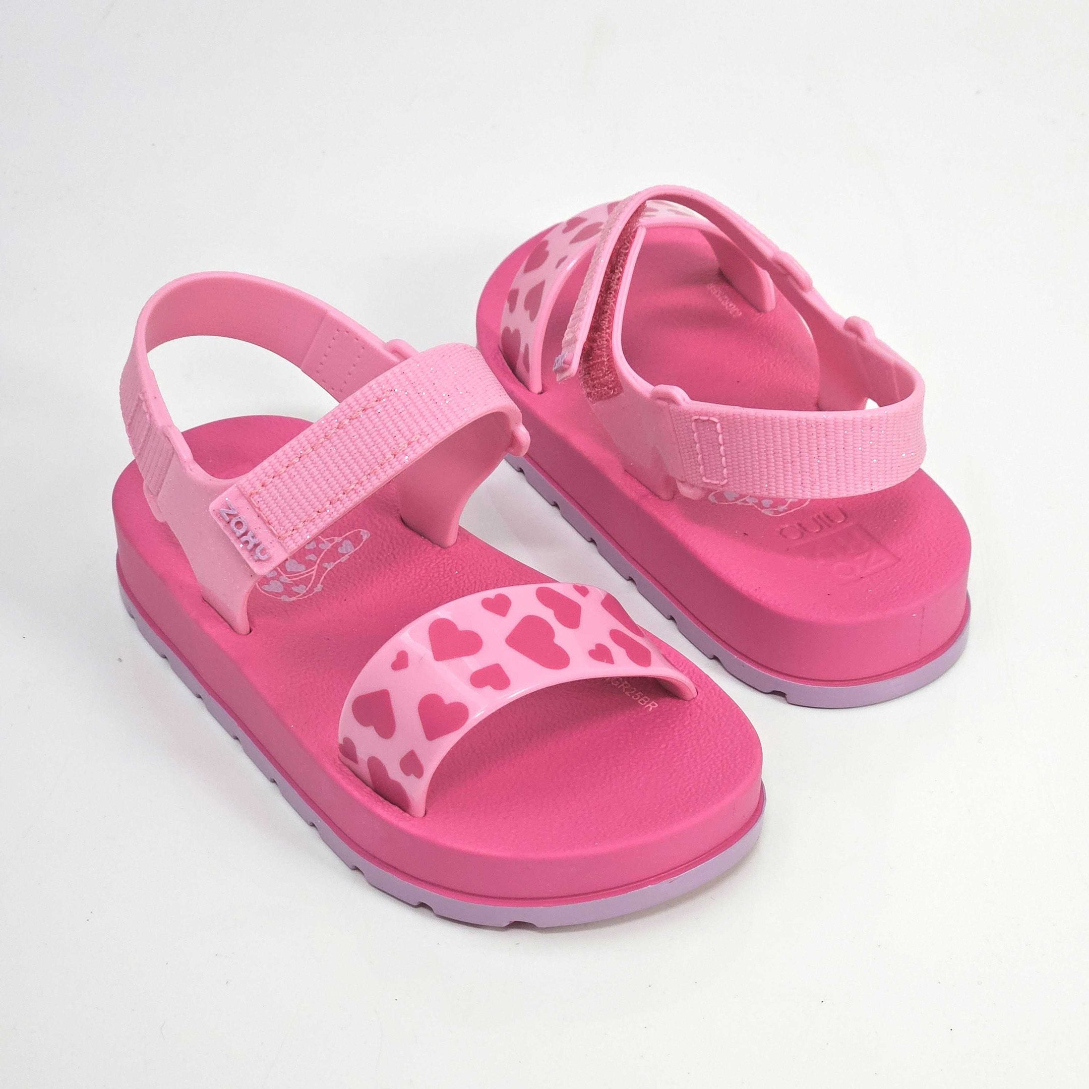 Sandália Infantil Zaxynina Moderninha Rosa 3