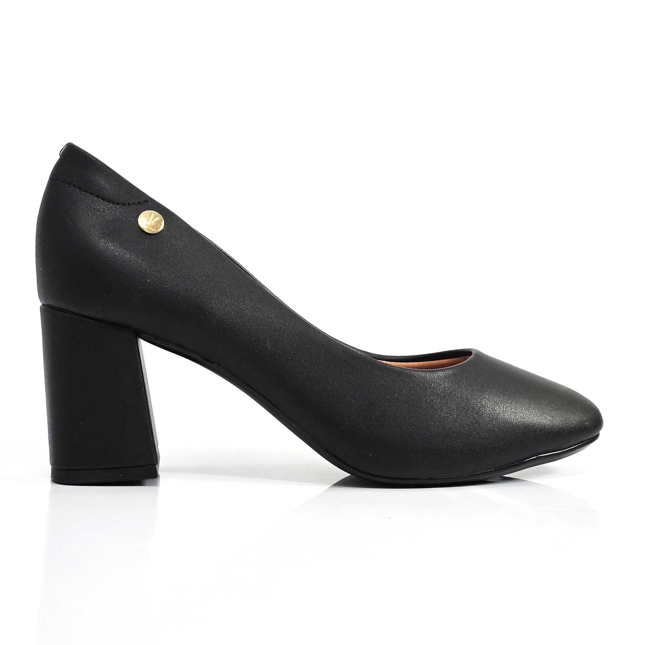 Sapato Feminino Vizzano Scarpin Salto Bloco