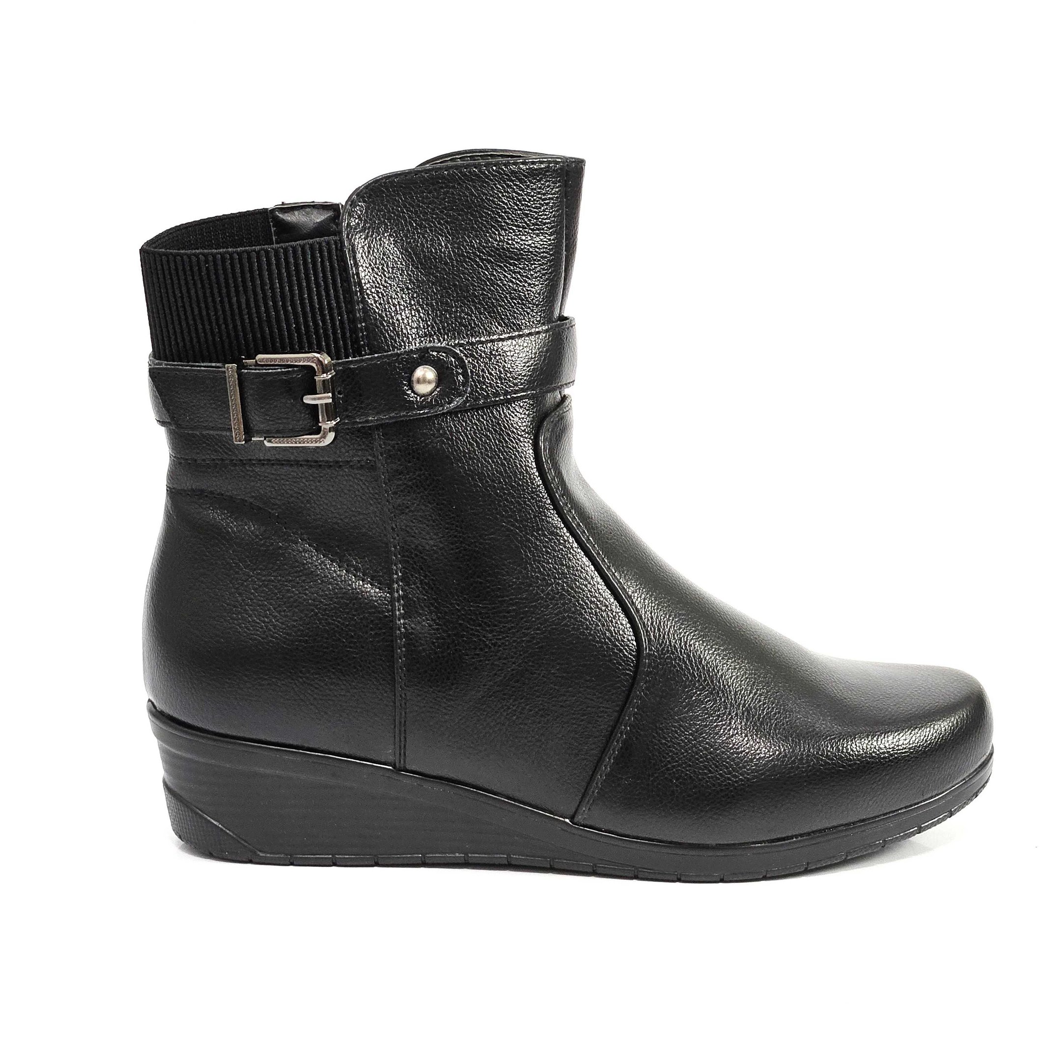 Bota Feminina Mooncity Cano Curto Anabela