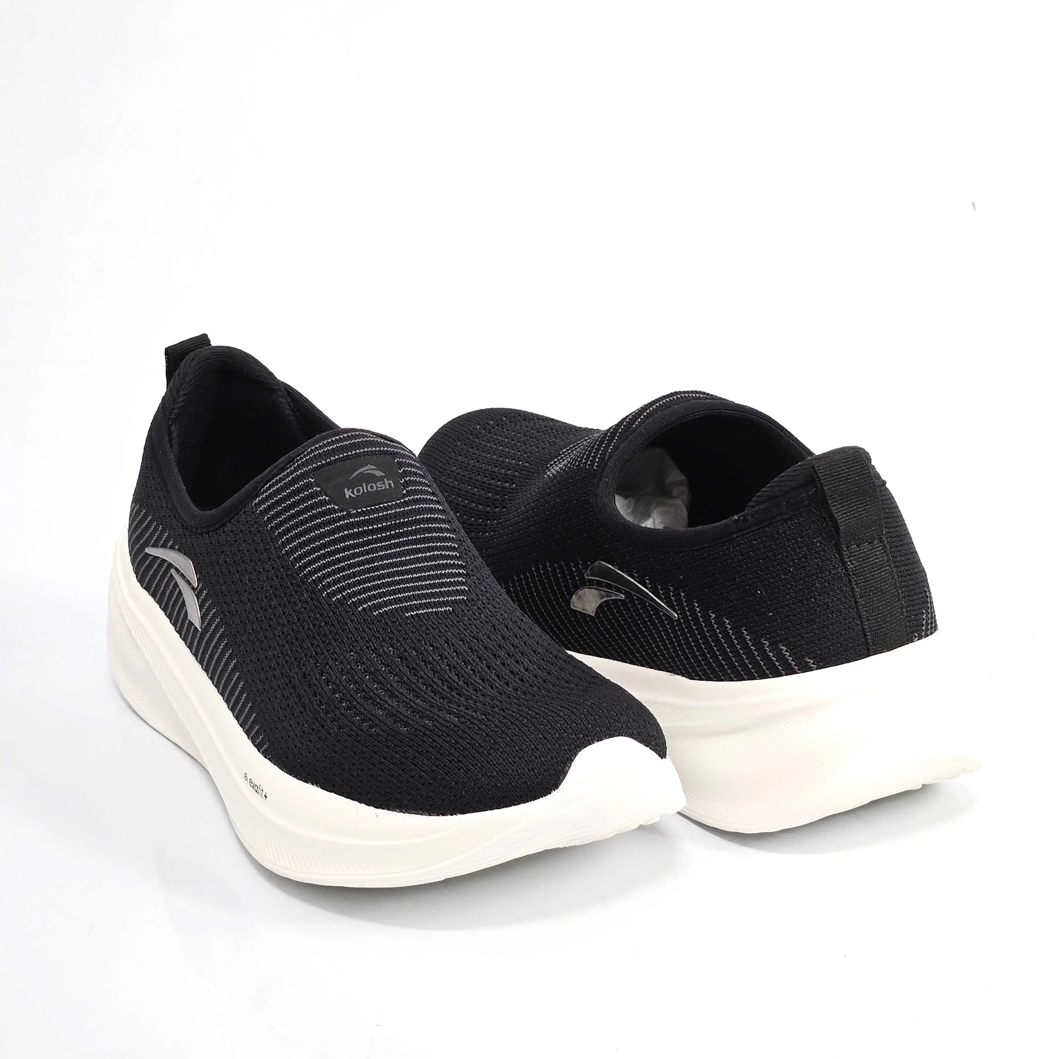 Tênis Feminino Kolosh Slip On Esportivo Calce Fácil Preto 3