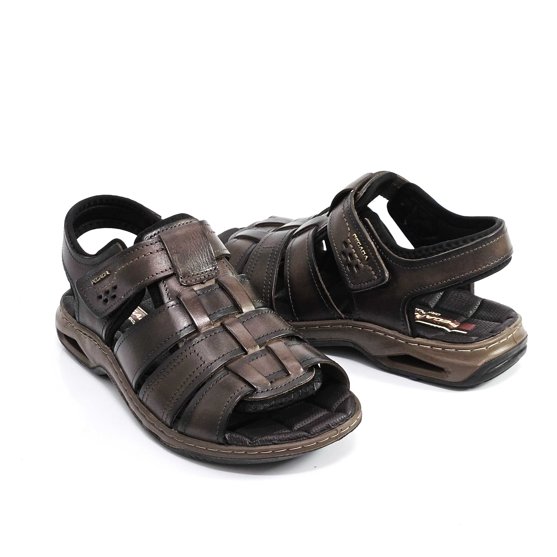 Sandália Papete Masculina Pegada Tira Aderente Cravo 3