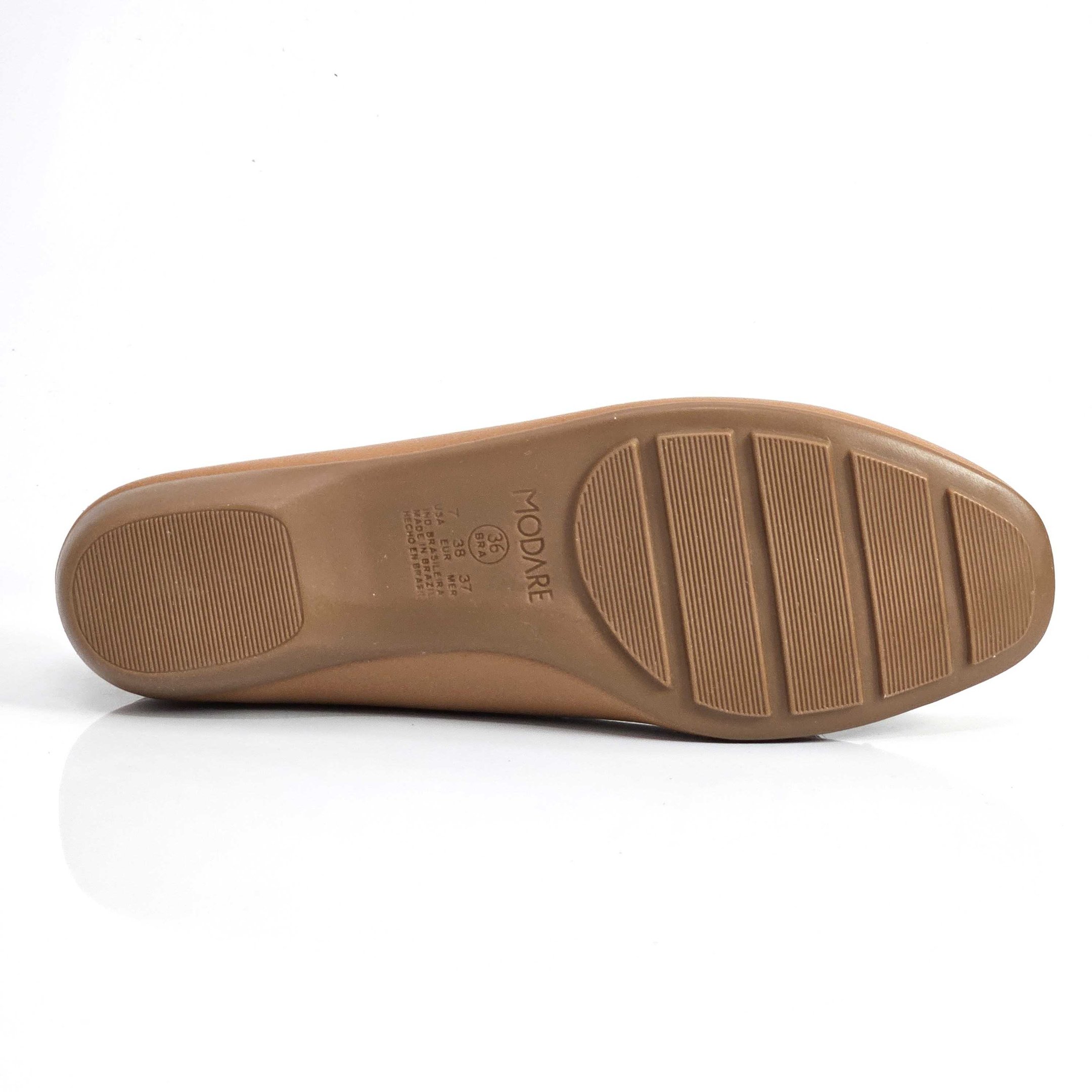 Sapatilha Feminina Mocassim Modare Laço Camel 4