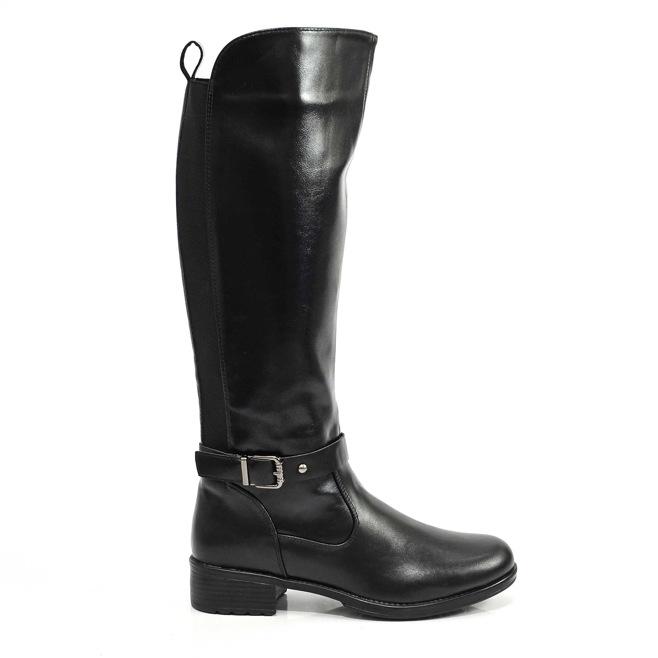Bota Feminina Mooncity Montaria Elástico