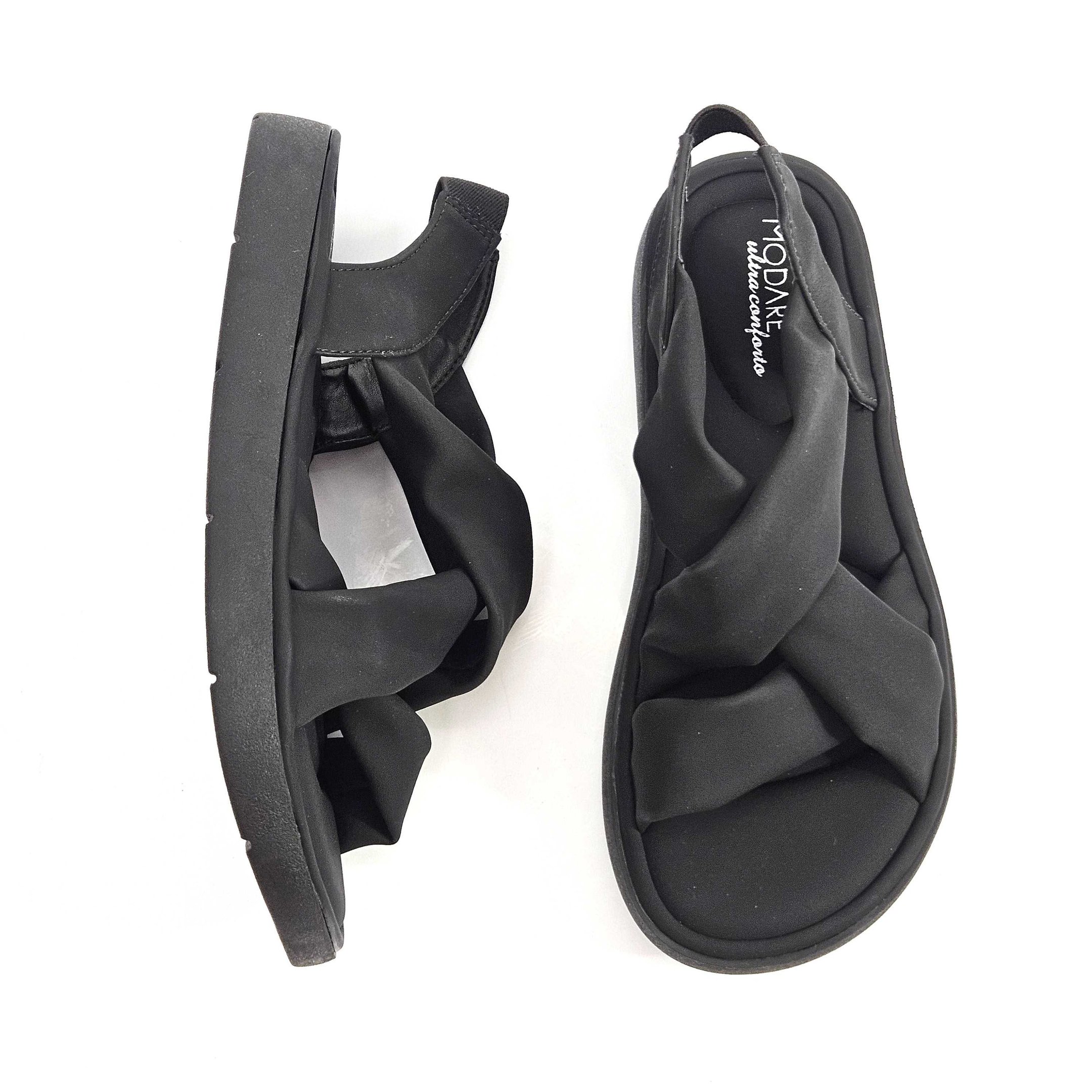 Sandália Papete Feminina Modare Ultra Soft Preto 2