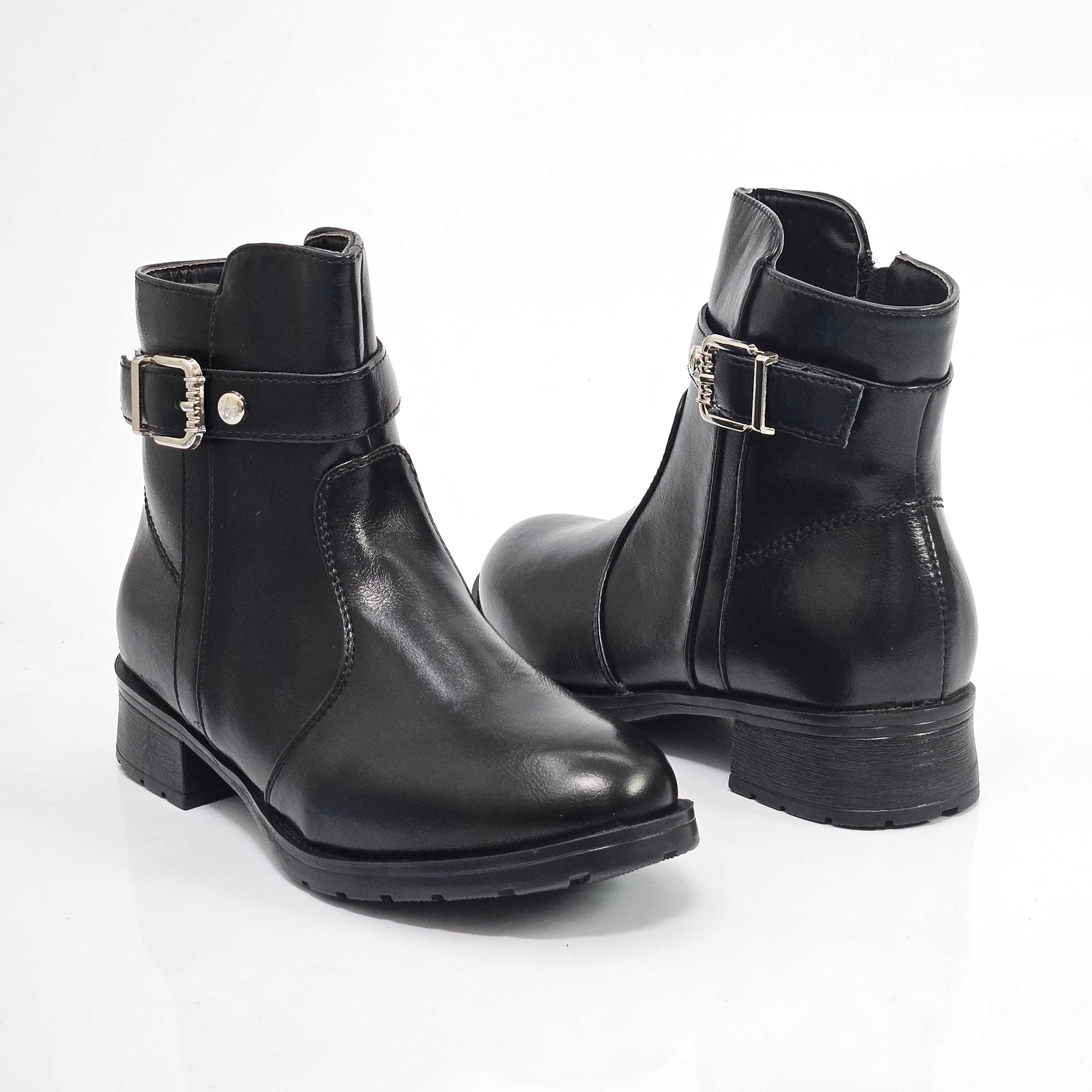 Bota Infantil Mooncity Cano Curto Montaria Preto 3