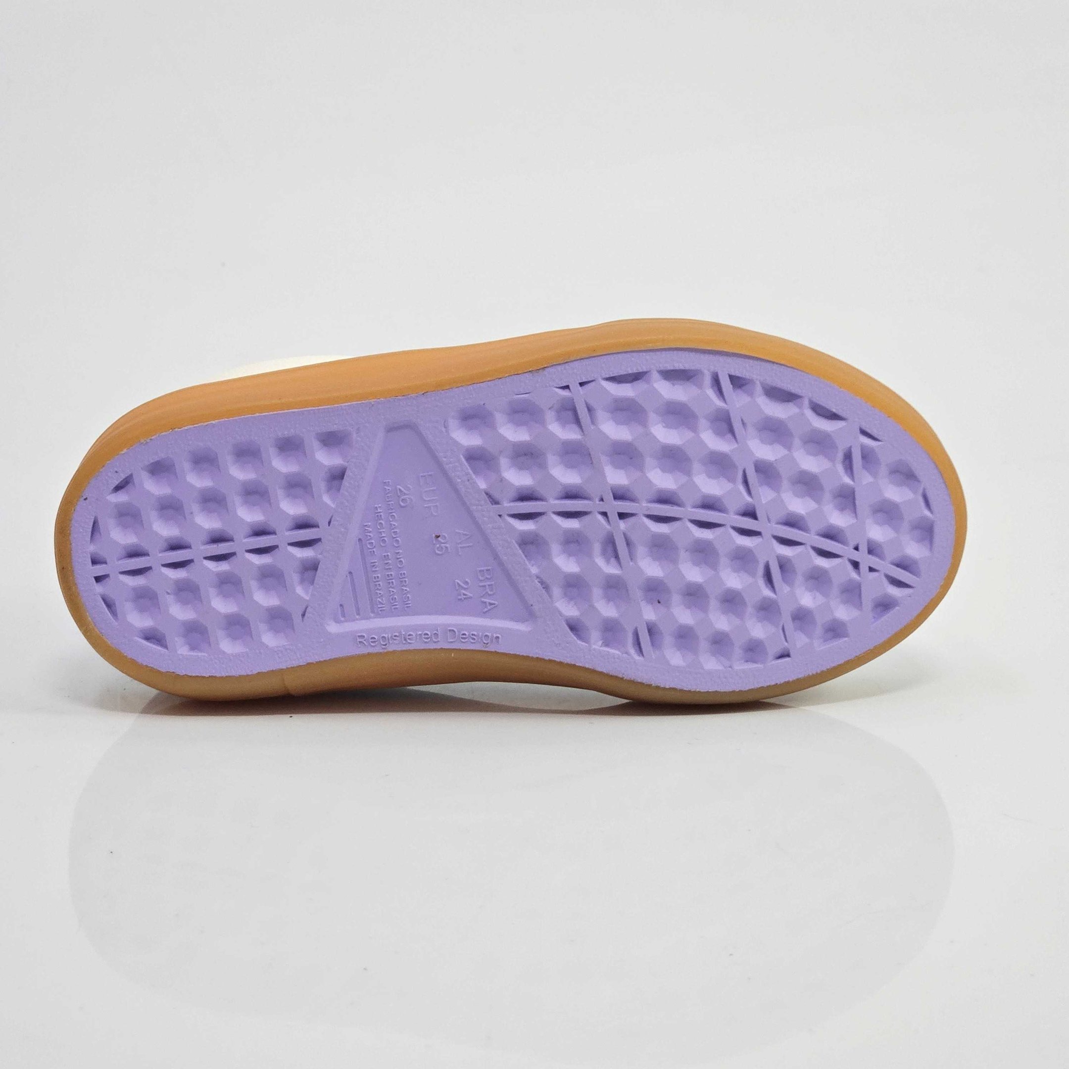 Tênis Infantil Diversão Casual Elástico Branco 4