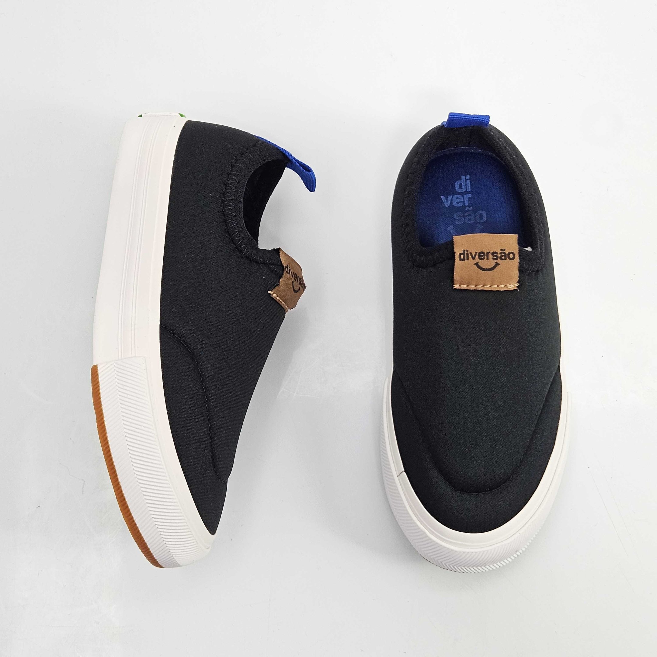 Tênis Infantil Diversão Slip On Neoprene Preto 2