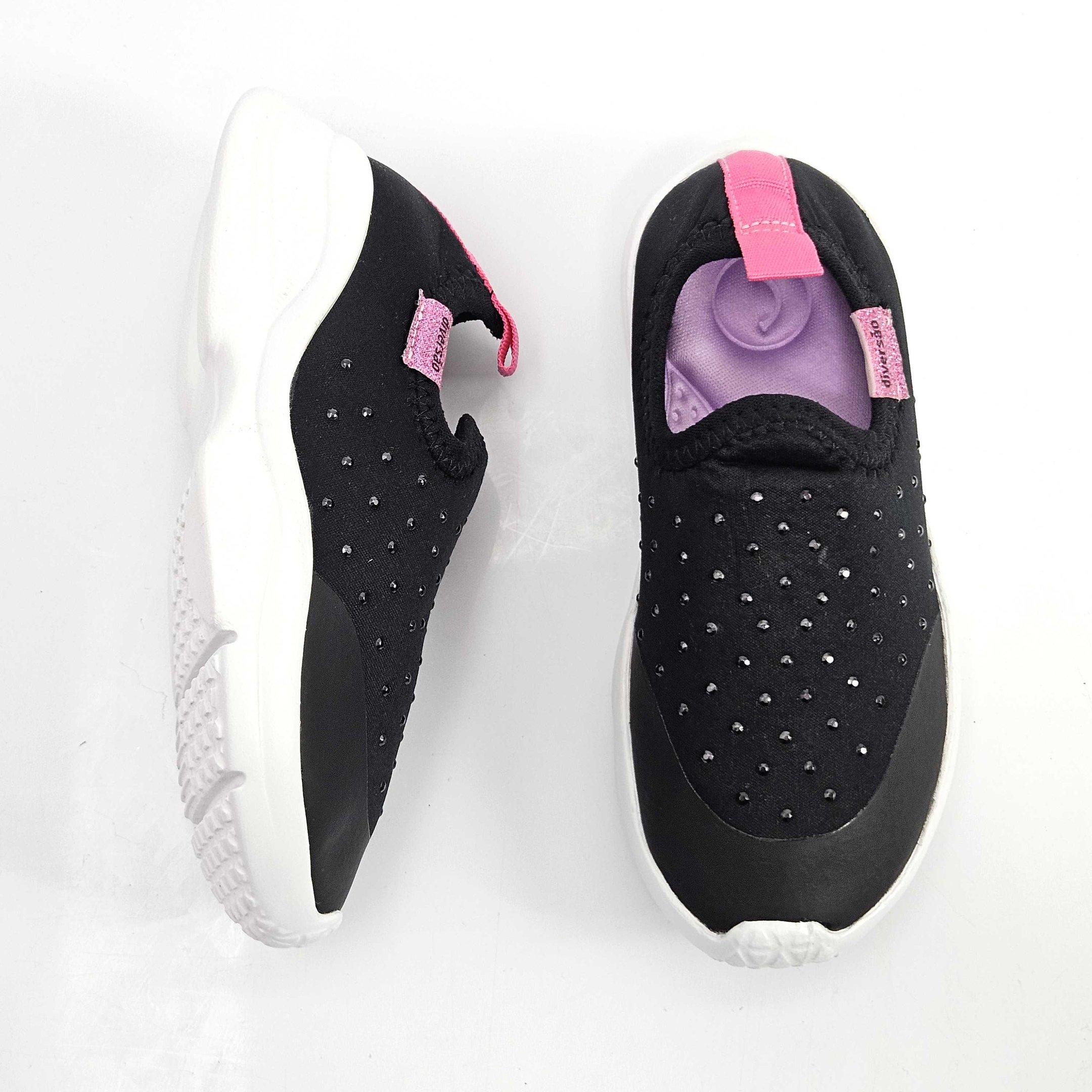 Tênis Infantil Diversão Slip On Mini Camille Preto 2
