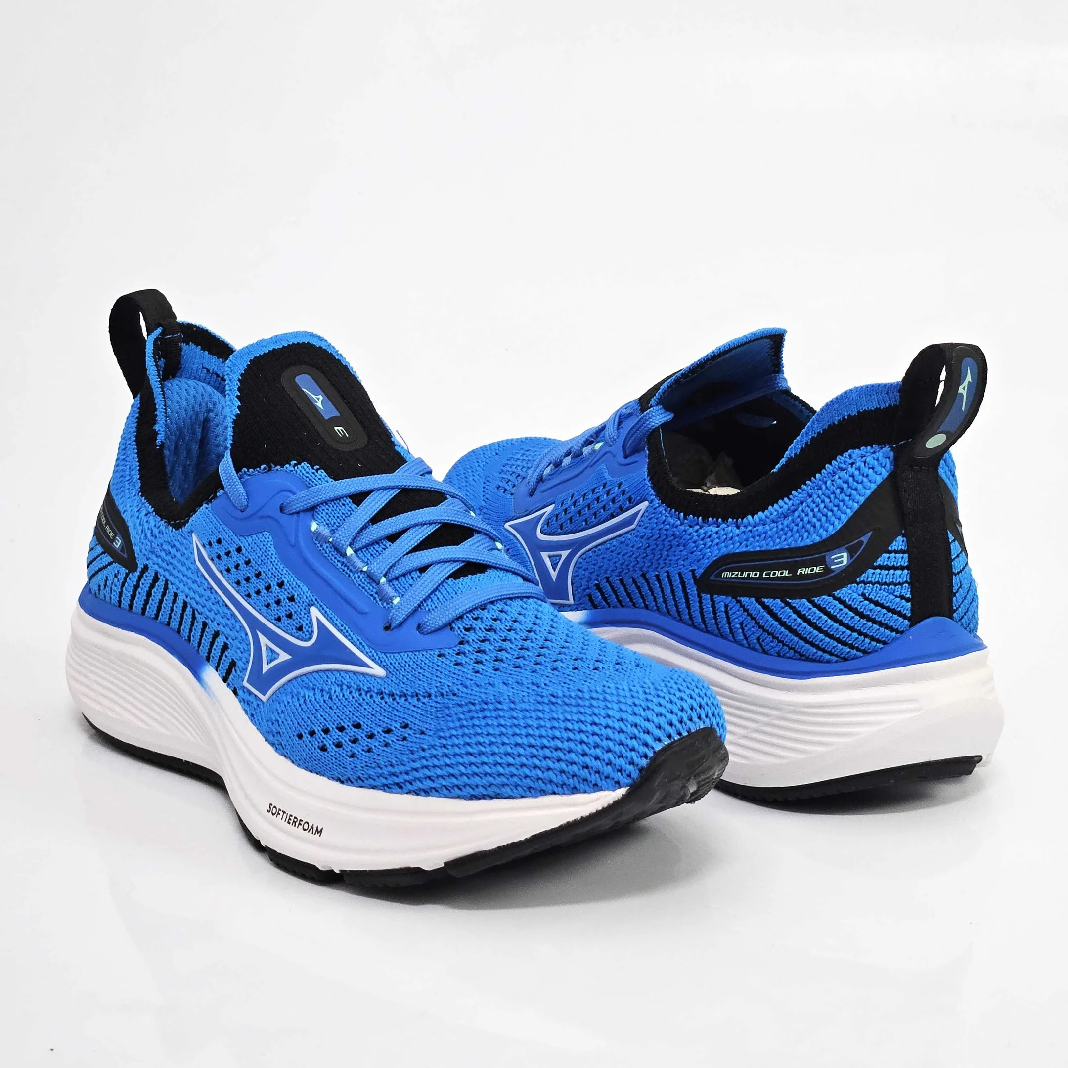 Tênis Mizuno Infantil Cool Ride 3 Junior Azul Royal 3