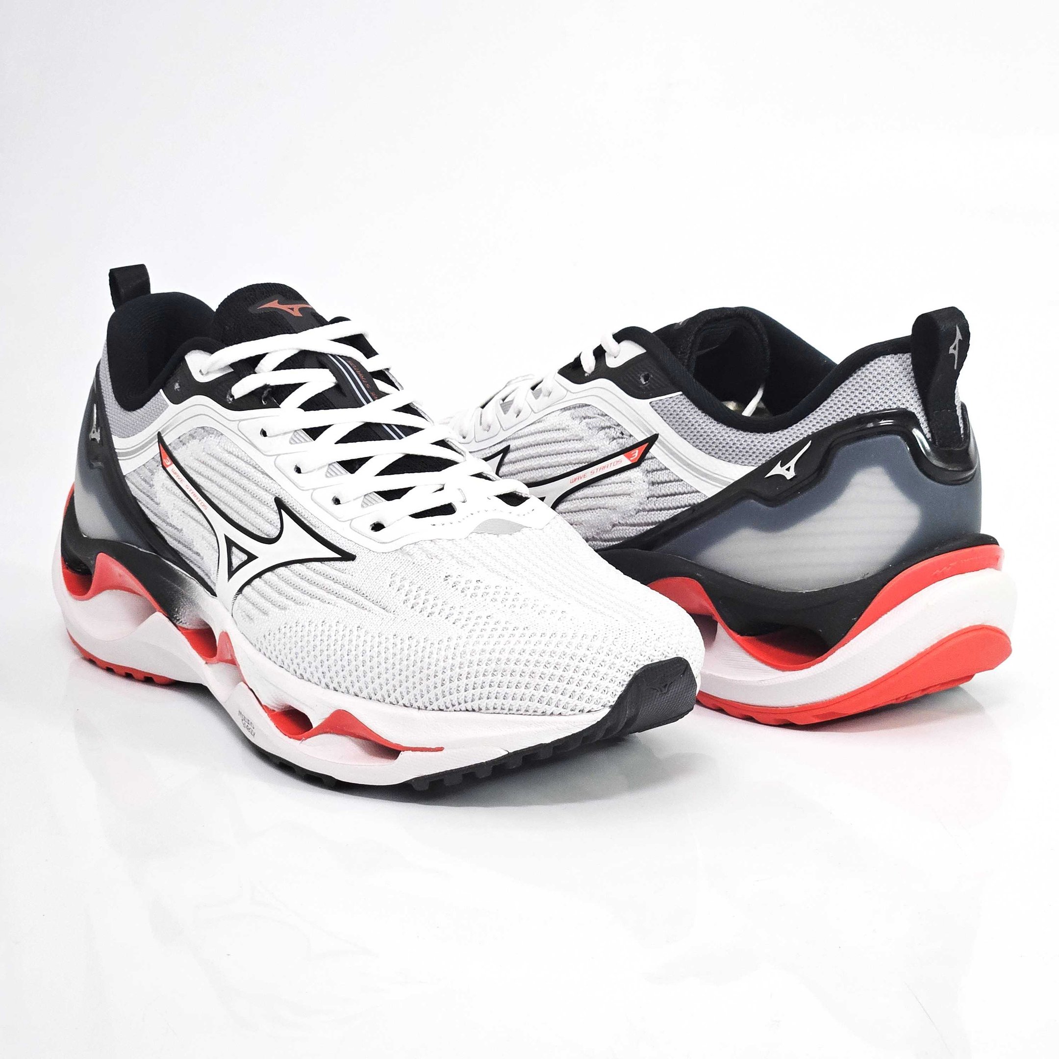 Tênis Esportivo Mizuno Masculino Wave Stratos 3 Branco 3