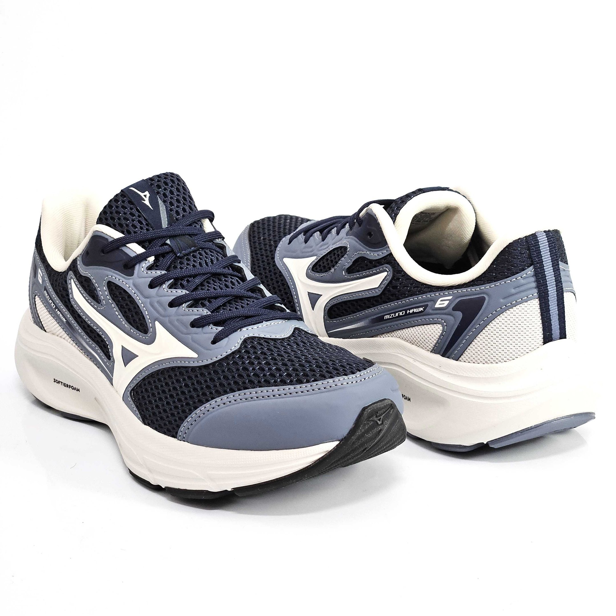 Tênis Esportivo Mizuno Hawk 6 Masculino Azul/Preto 3