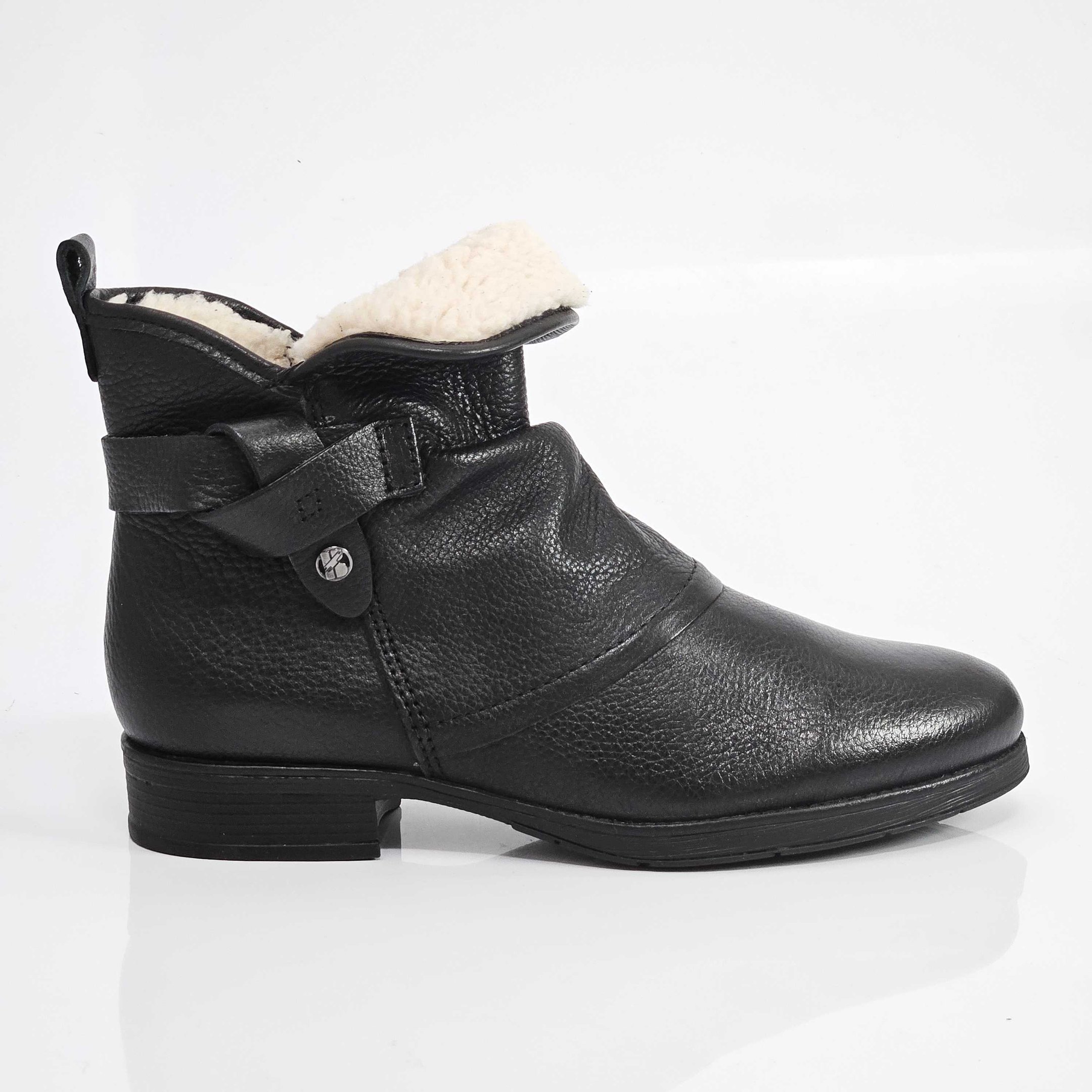 Bota Feminina Bottero Cano Curto Com Pelo