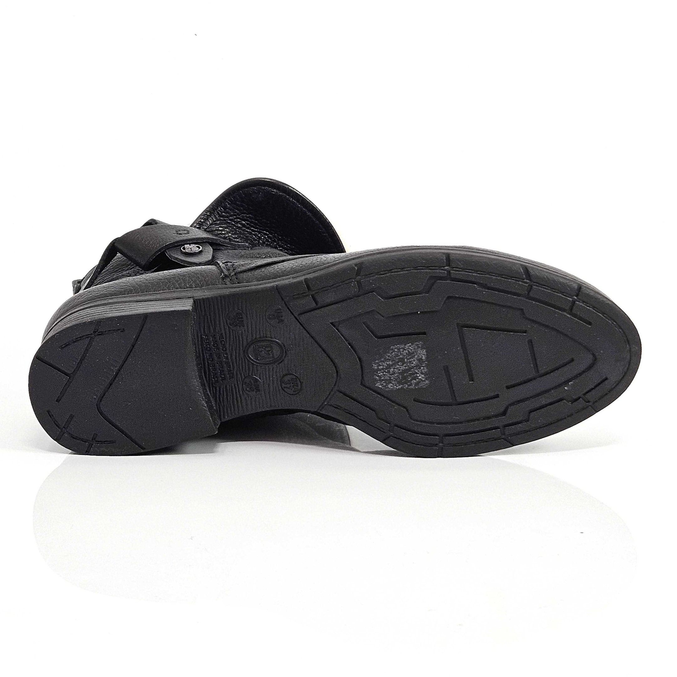 Bota Feminina Bottero Cano Curto Com Pelo Preto 4