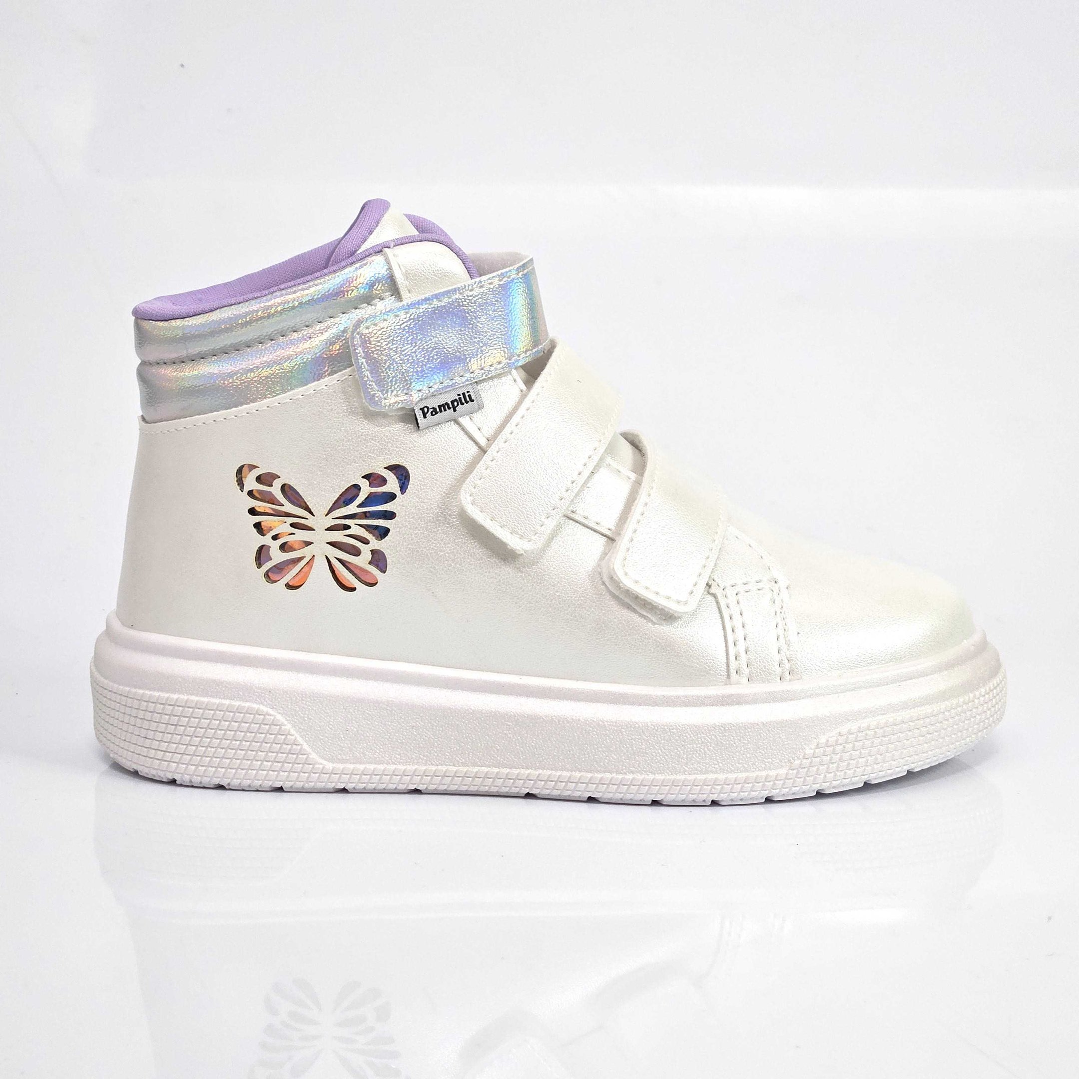 Tênis Infantil Pampili MID Borboleta com Led