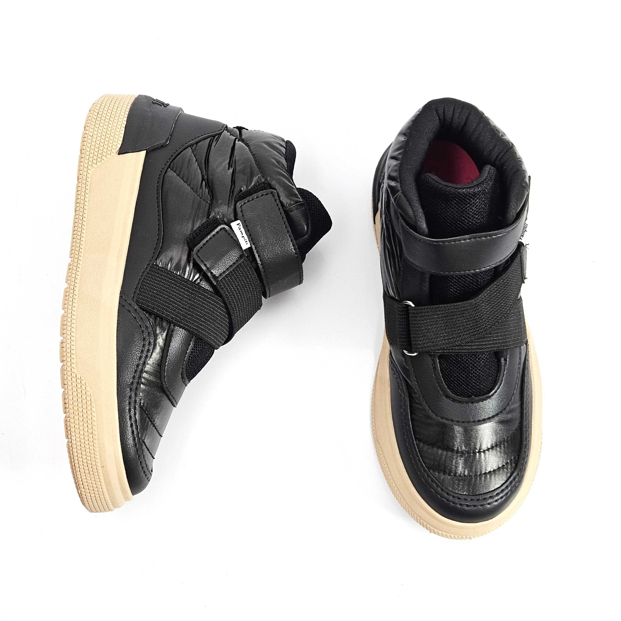 Tênis Infantil Pampili Mid Comfy Com Elástico Preto 2