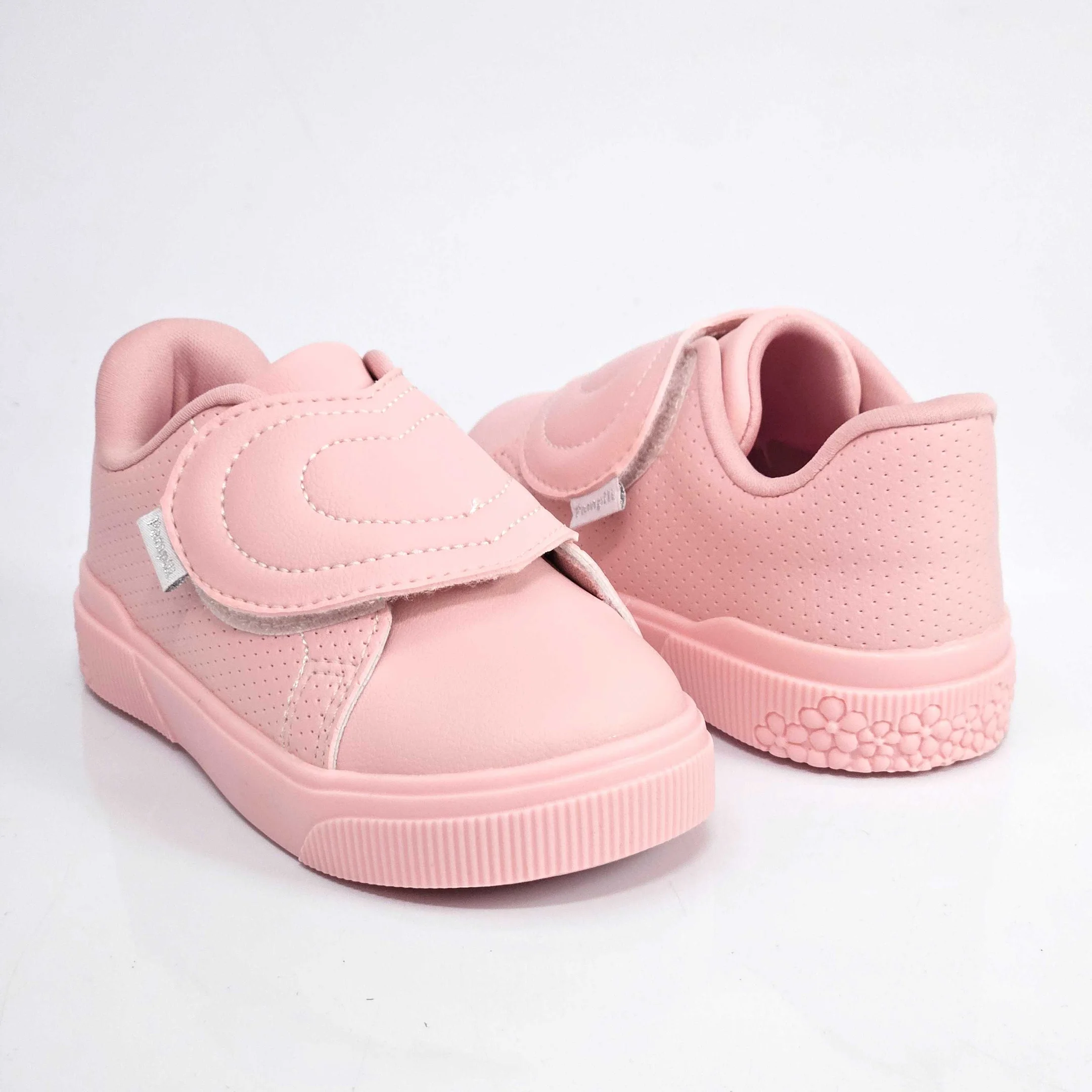Tênis Infantil Pampili Yumi Coração Rosa 3
