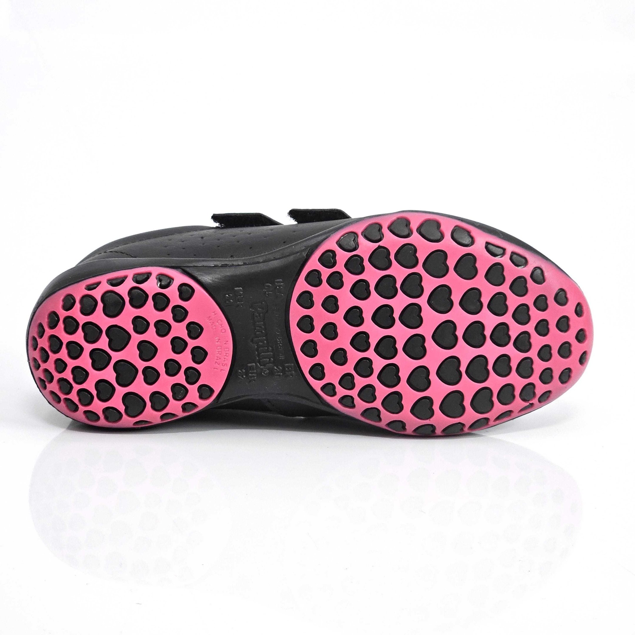 Tênis Casual Infantil Pampili Honey Preto/Rosa 4