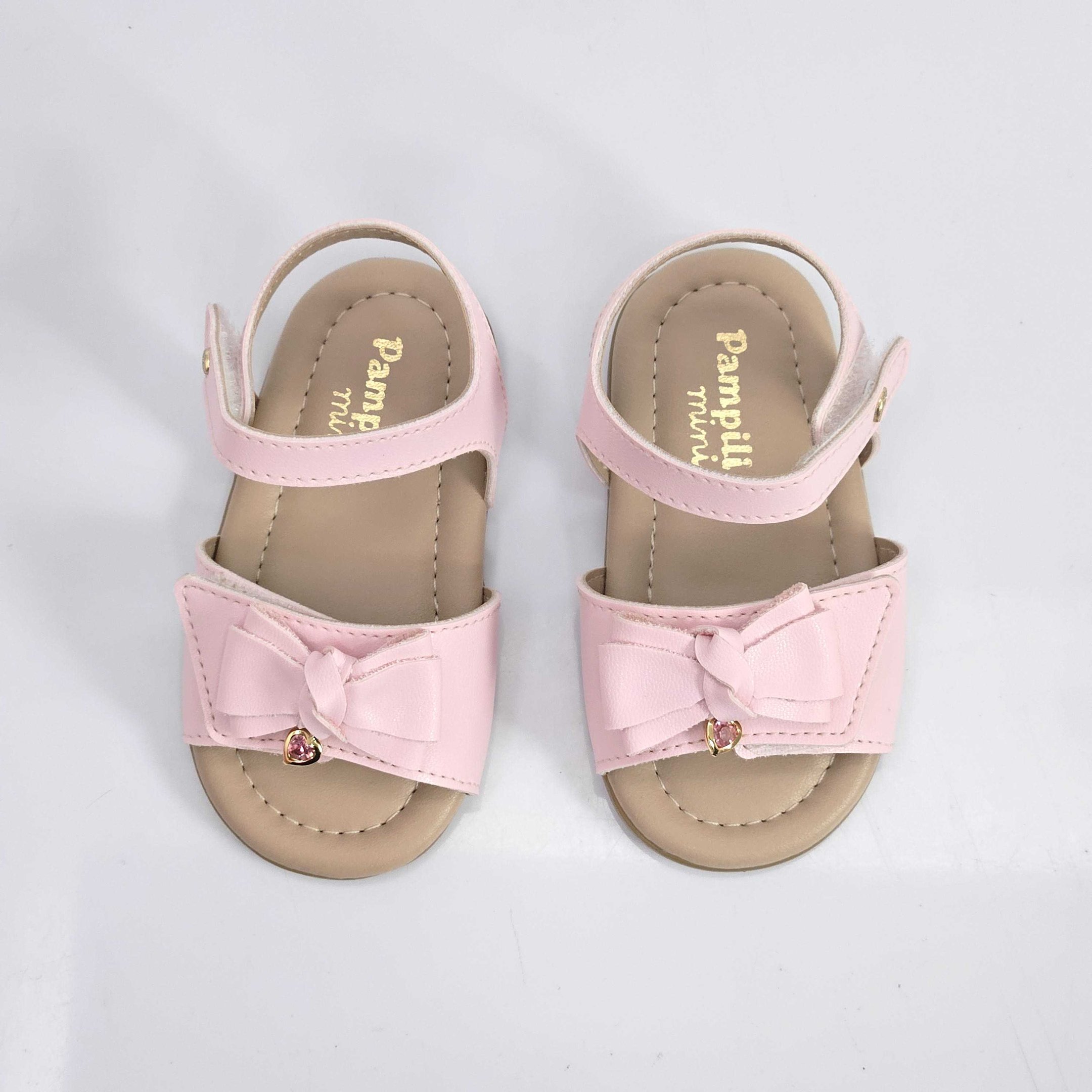 Sandália Infantil Pampili Baby Nana Laço Rosa 2