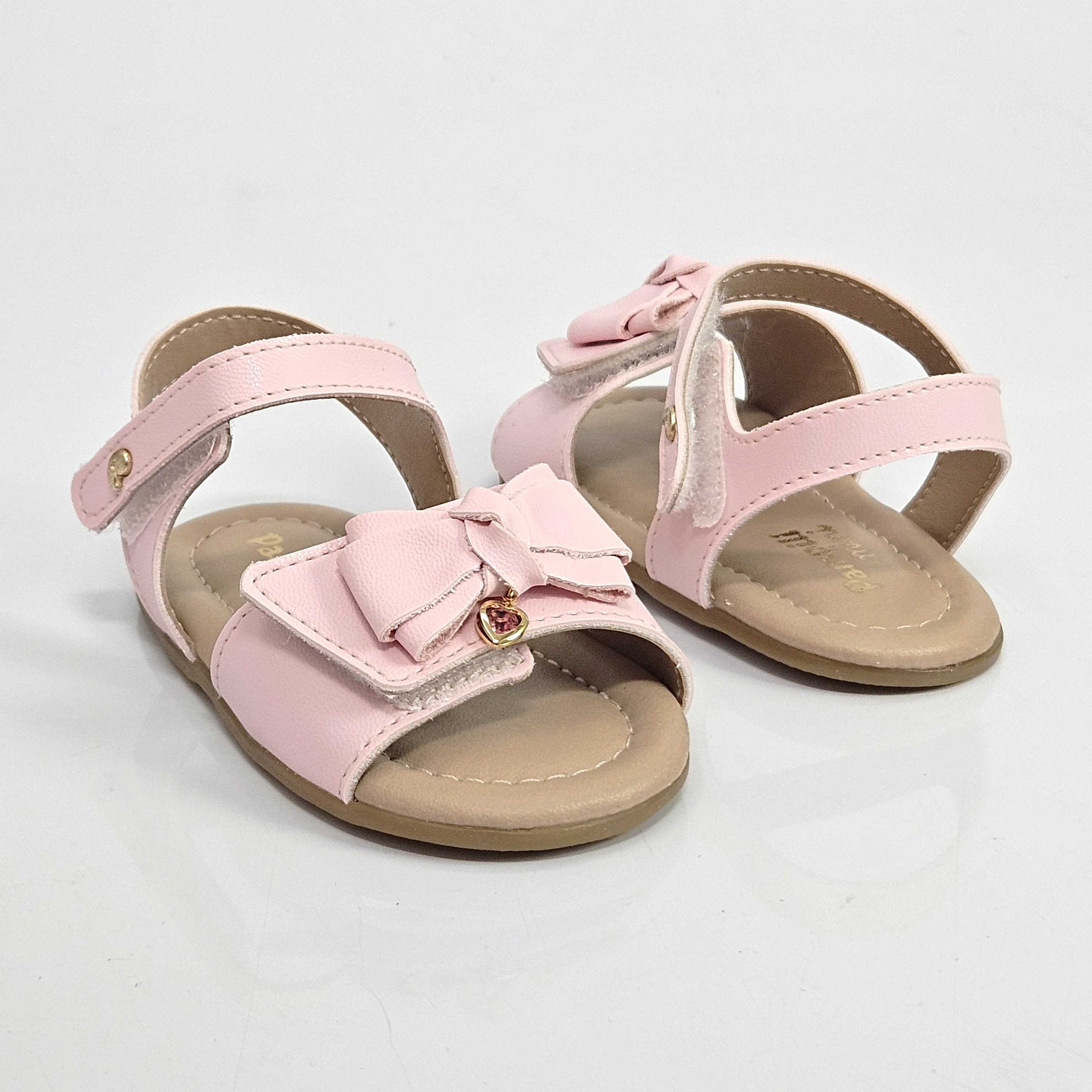 Sandália Infantil Pampili Baby Nana Laço Rosa 3