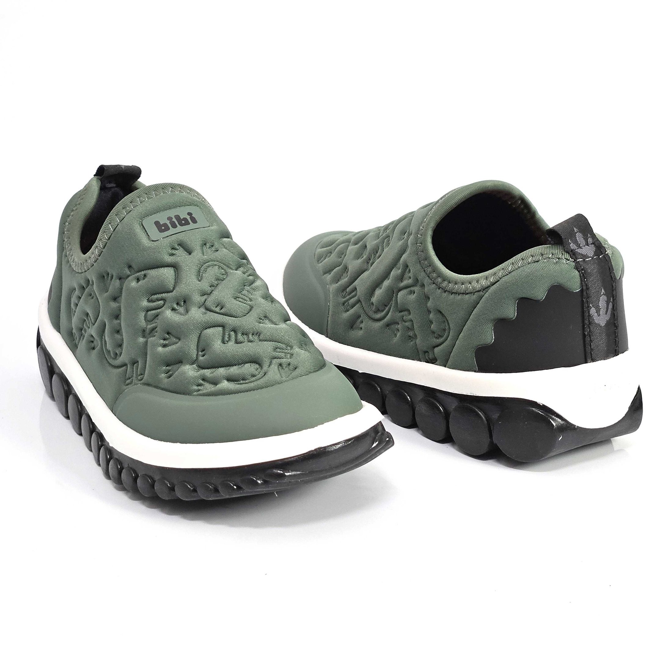Tênis Infantil Menino Bibi Roller 2.0 Dinossauro Verde 3