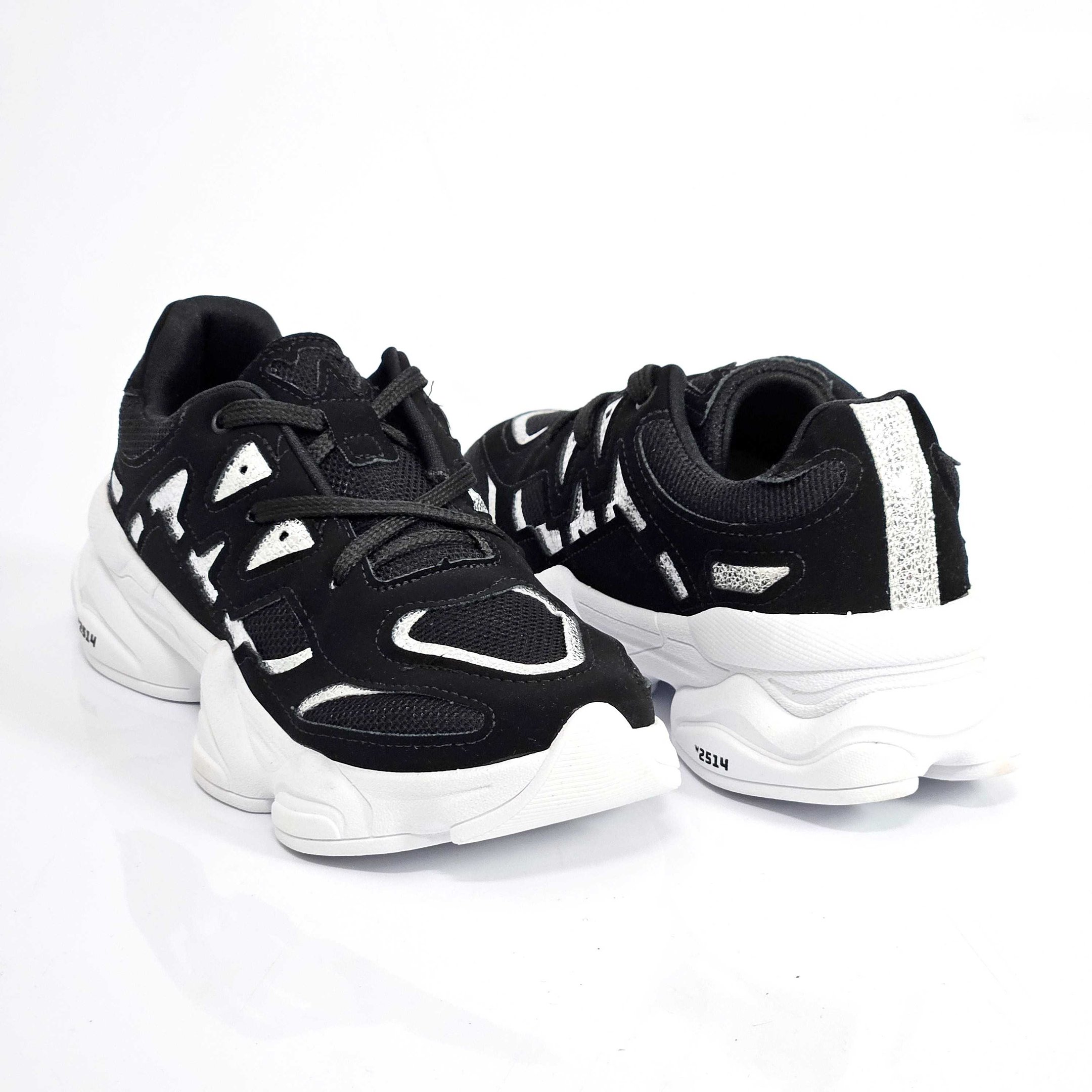 Tênis Infantil World Colors Chunky Menina Preto 3