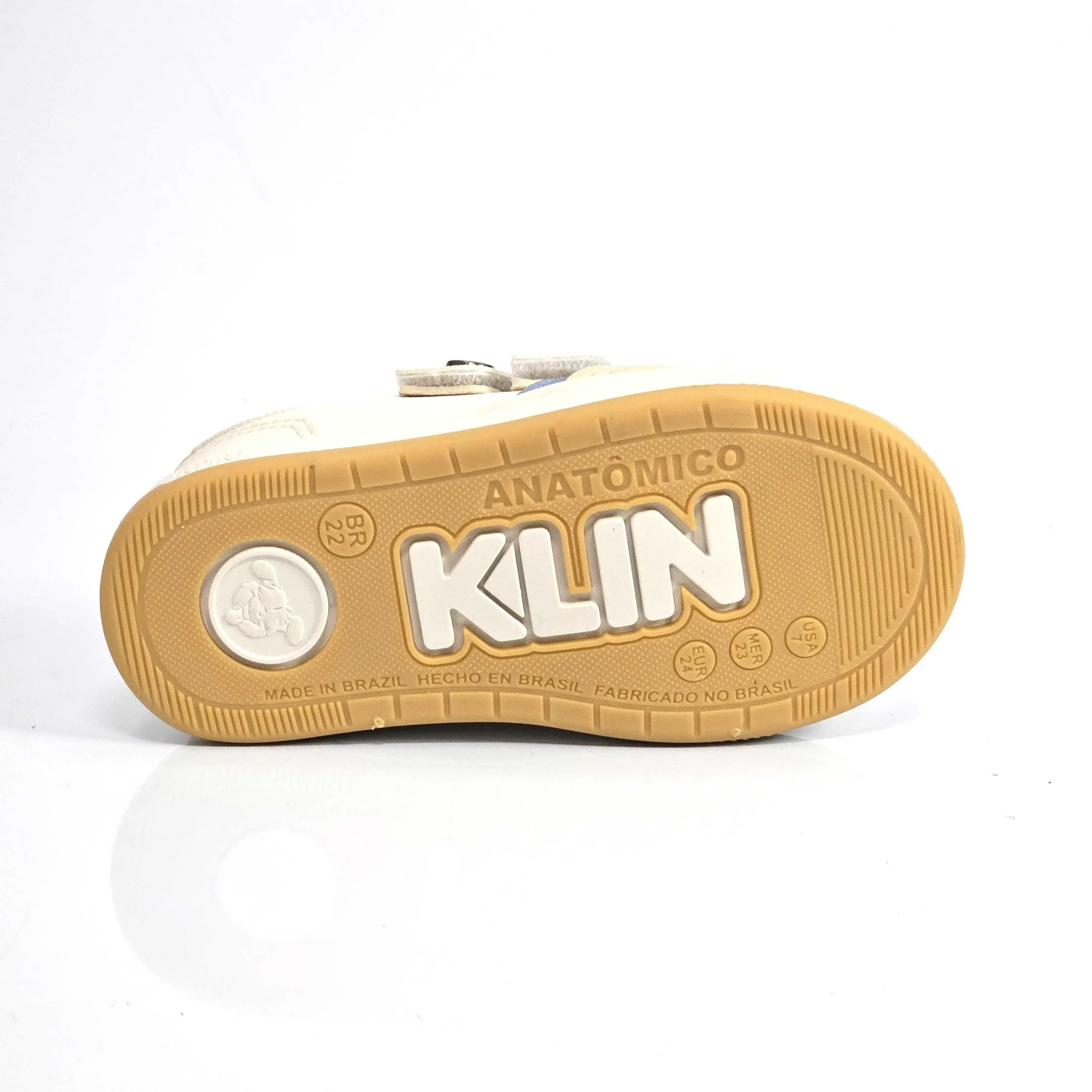 Tênis Infantil Casual Klin Flyer Baby Bege 4