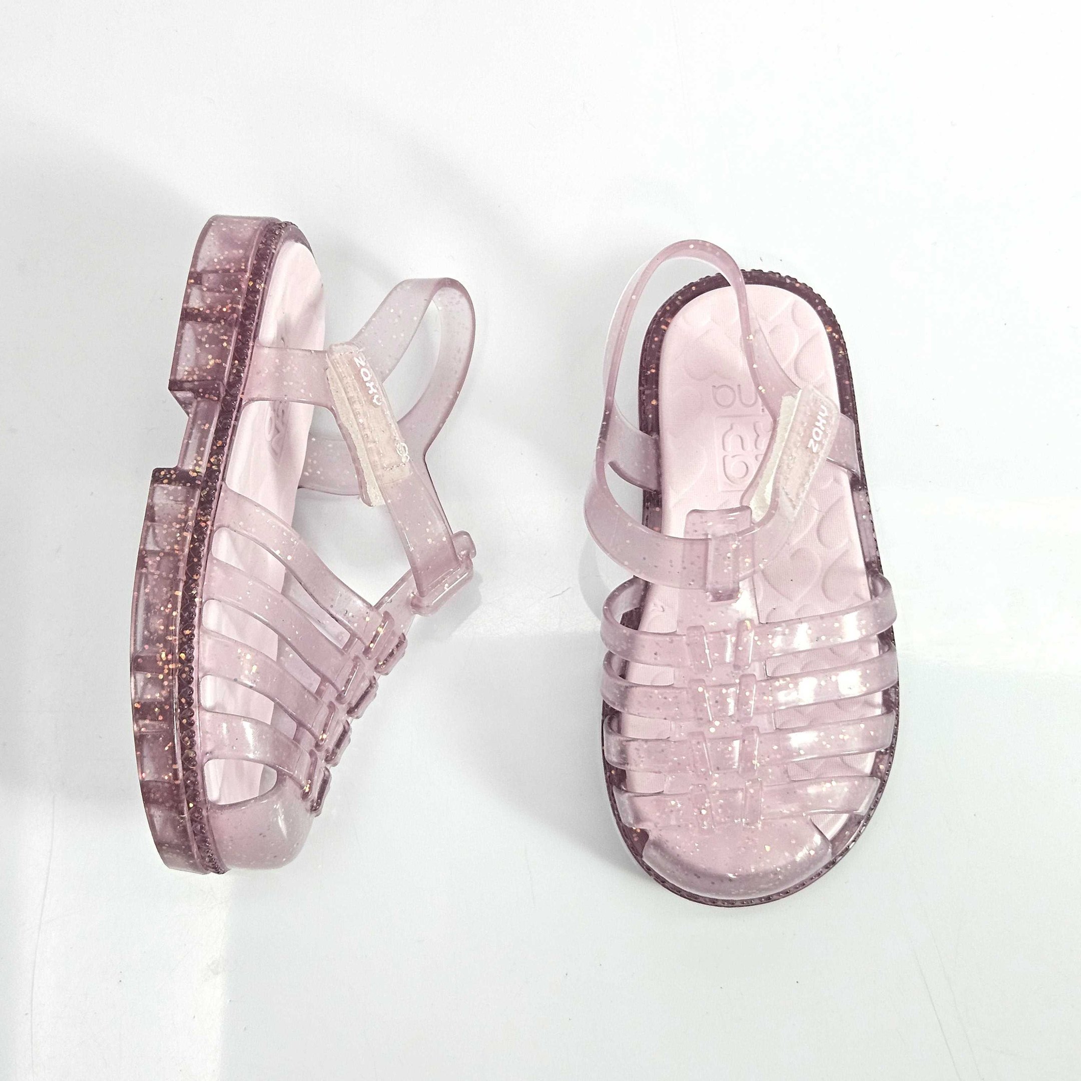 Sandália Infantil Zaxynina Lovely Glitter Baby Rosa 2