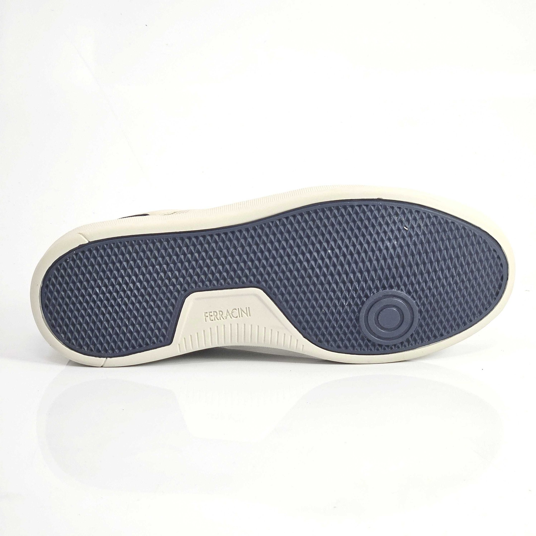 Sapatênis Ferracini Masculino Star Calce Fácil Couro Branco 4