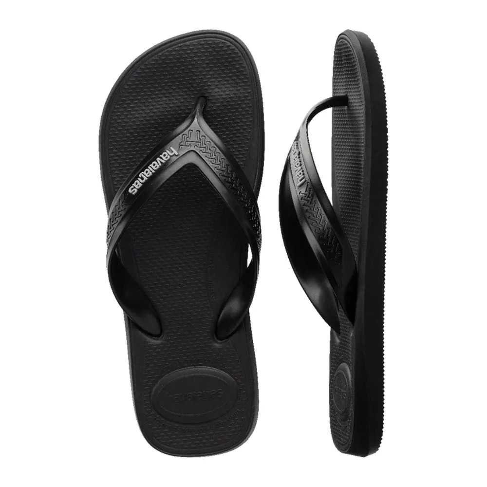 Chinelo Masculino Havaianas Top Max Comfort Macio Confortável Preto 3