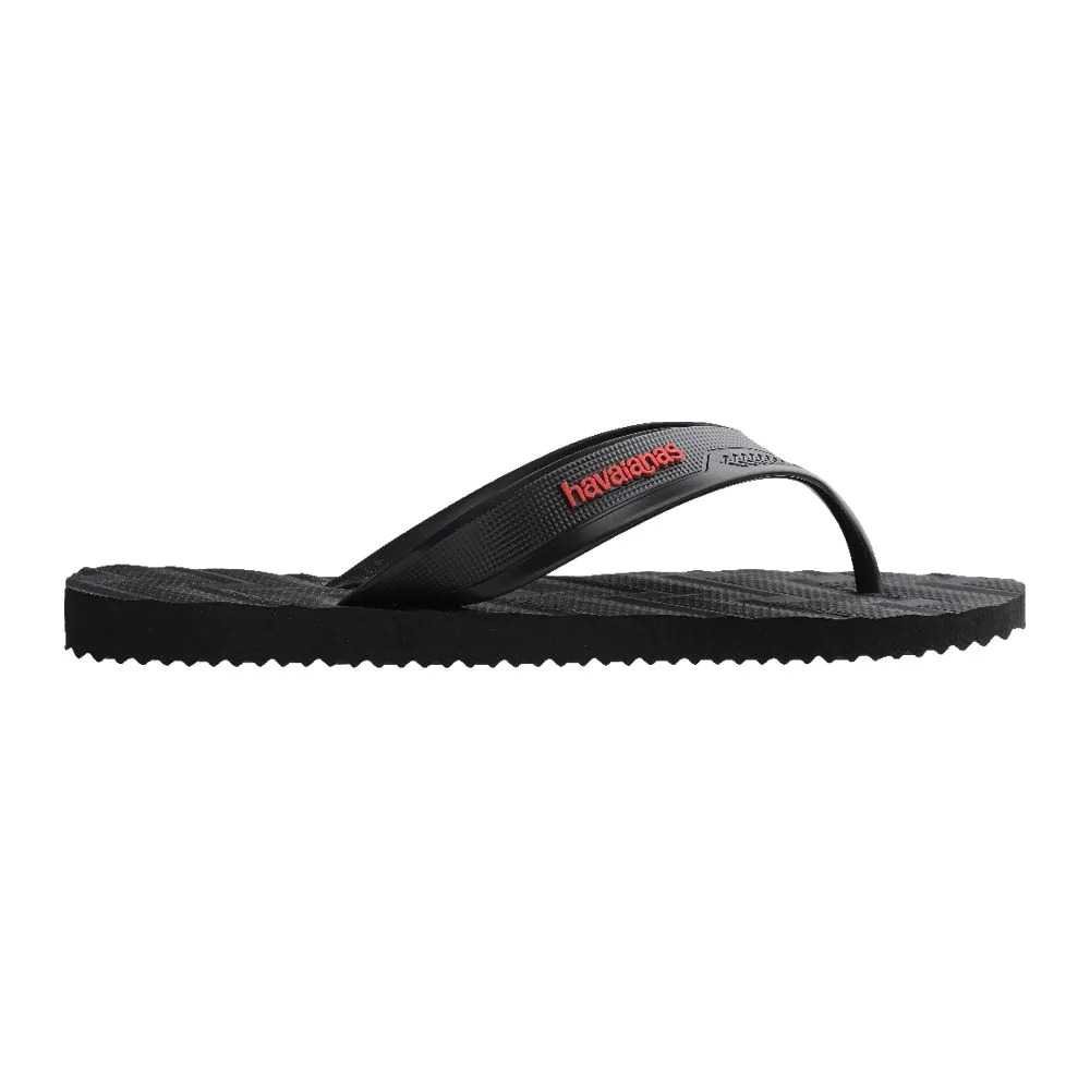 Chinelo Masculino Havaianas Track Waves Confortável Macio Preto 3