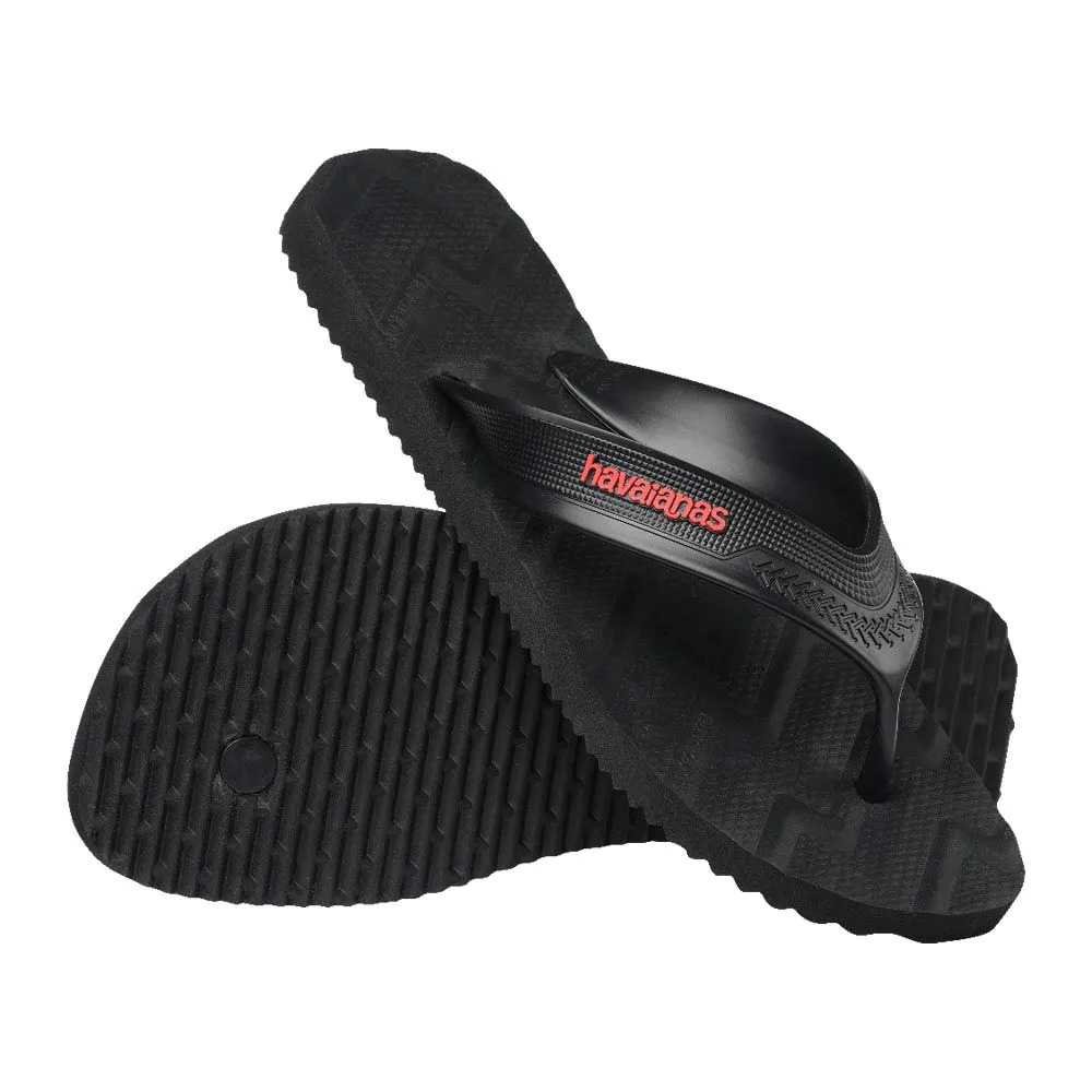 Chinelo Masculino Havaianas Track Waves Confortável Macio Preto 4