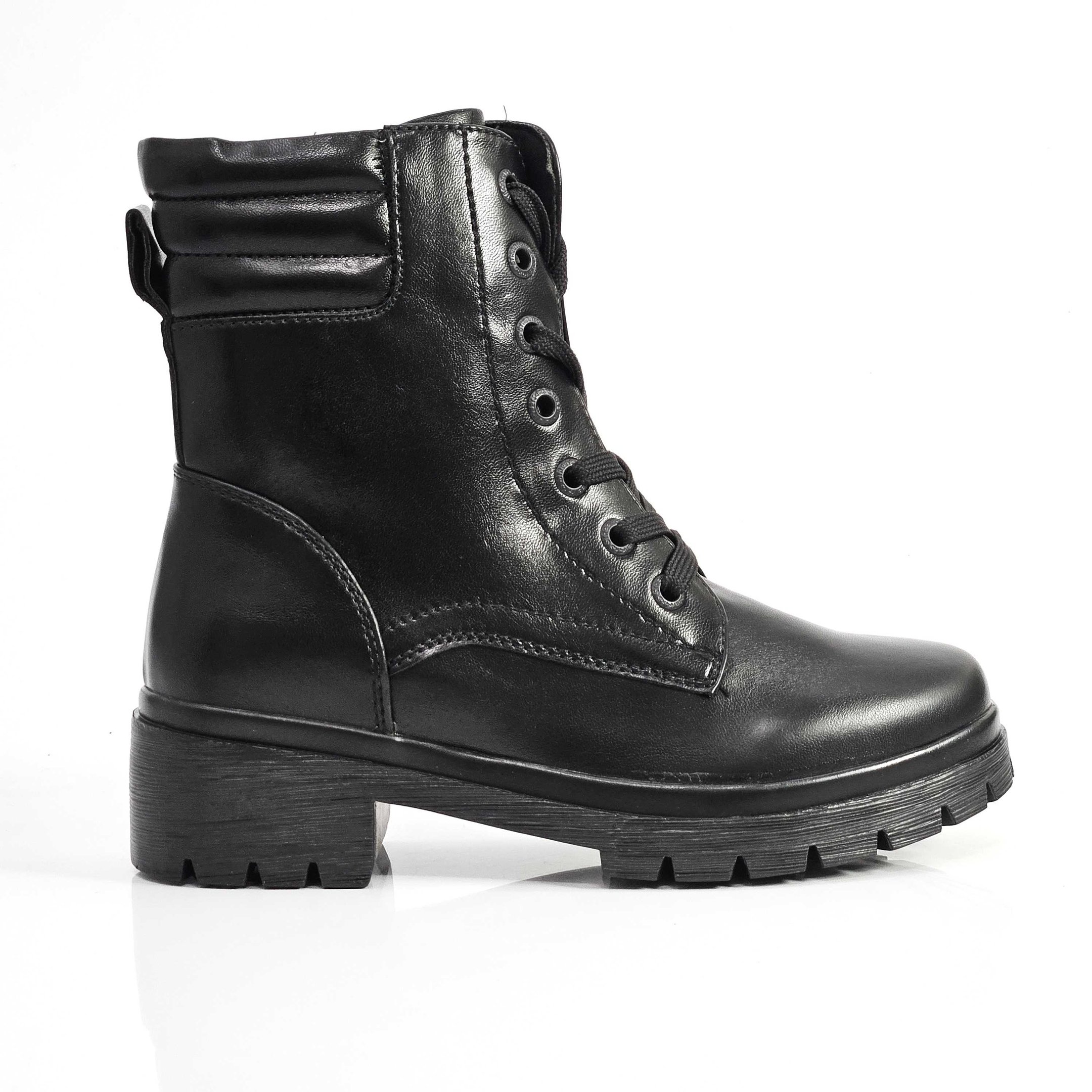 Bota Feminina Coturno Mooncity Salto Médio