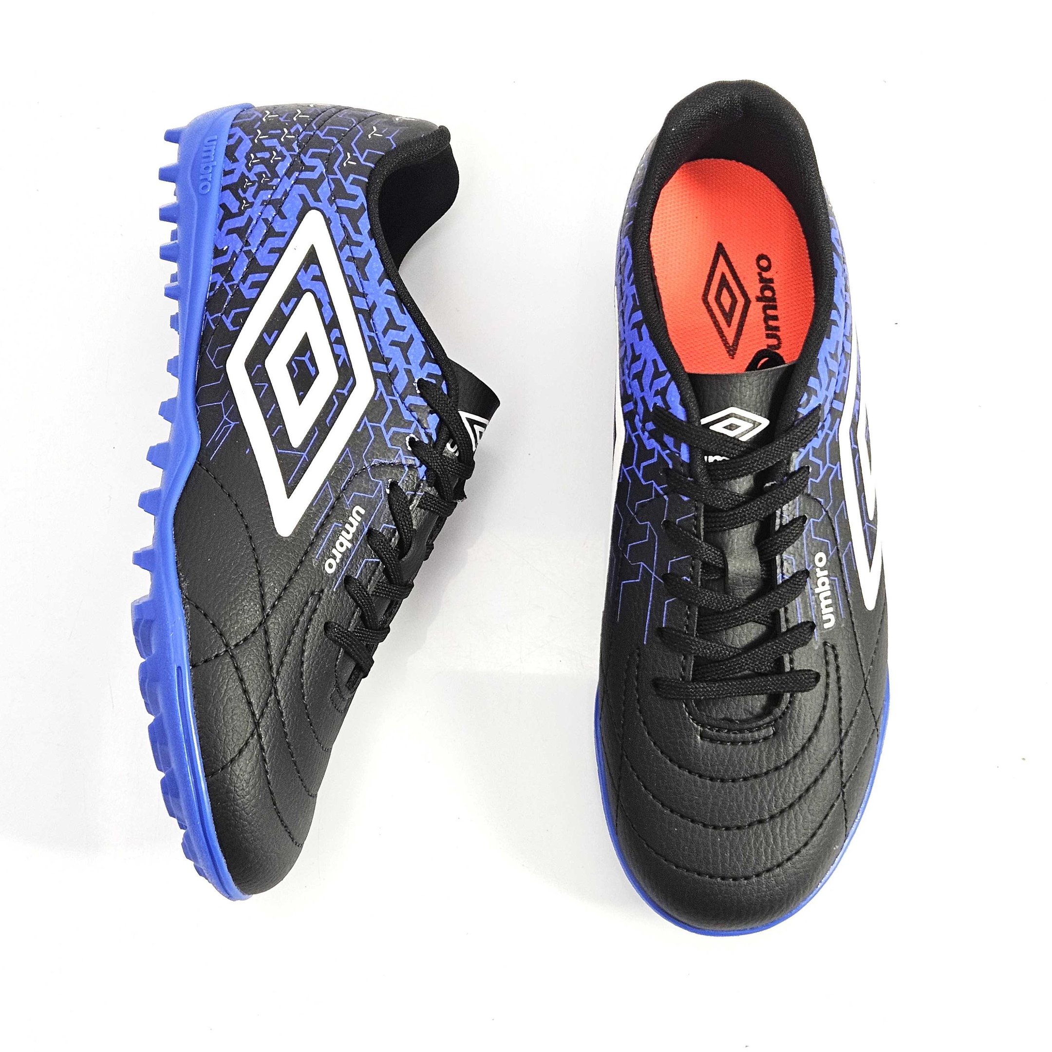 Chuteira Societ Masculino Umbro Class Neo Society Preto/Azul 2