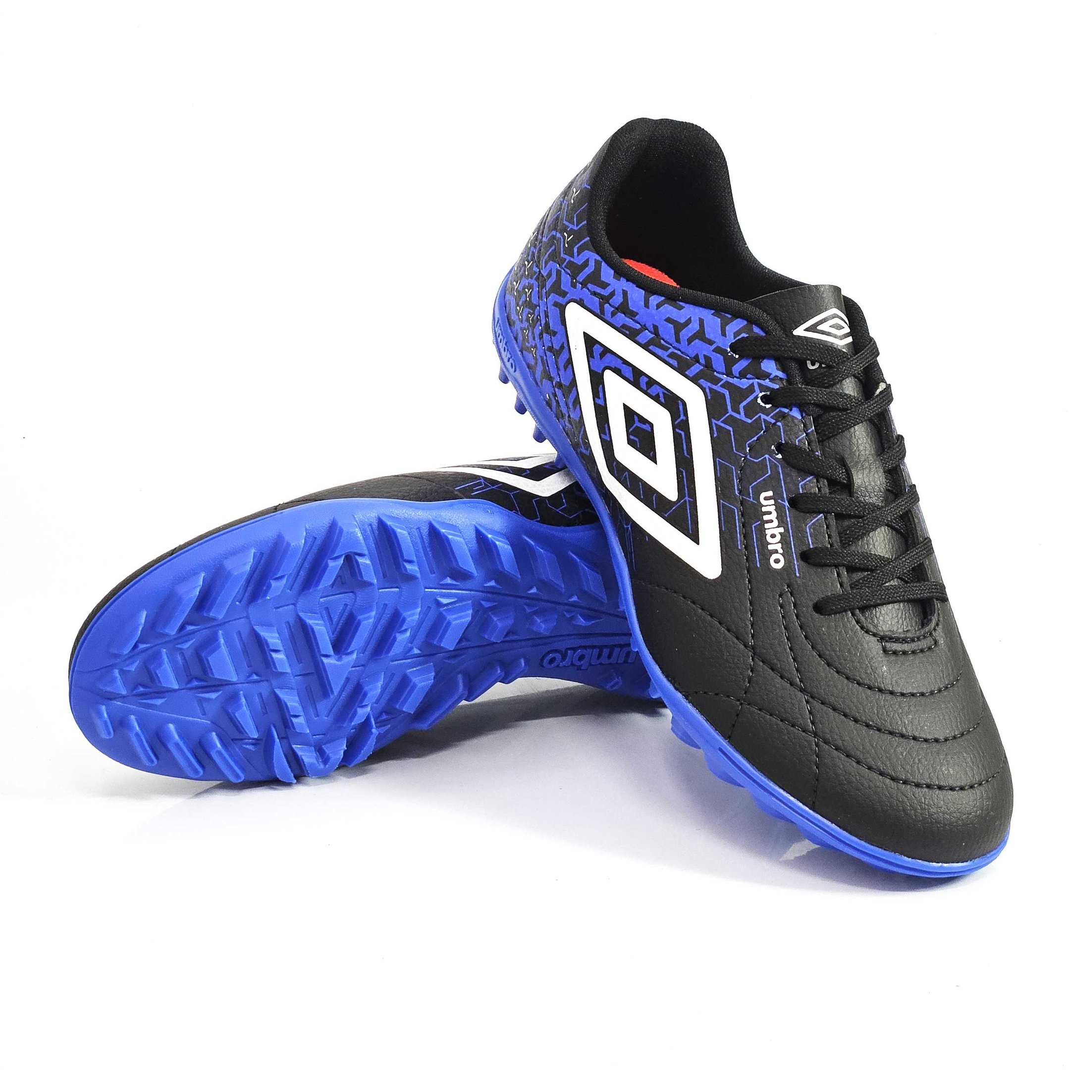 Chuteira Societ Masculino Umbro Class Neo Society Preto/Azul 3