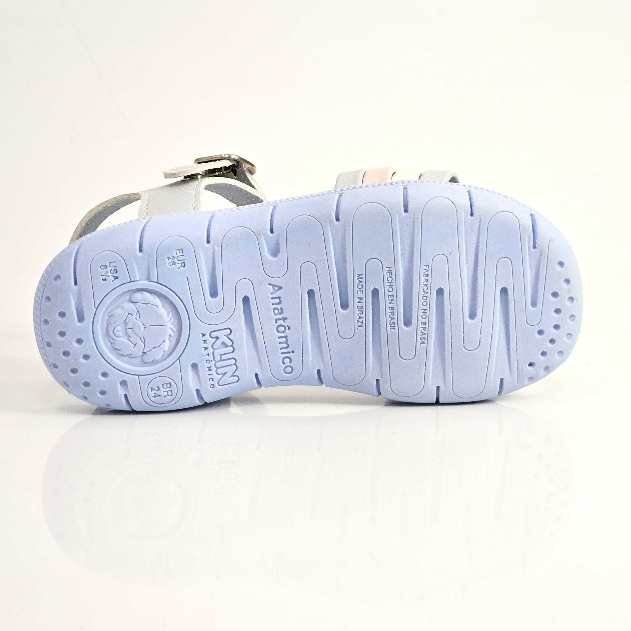 Sandália Infantil Menina Klin Tic Tac Casual Azul 4