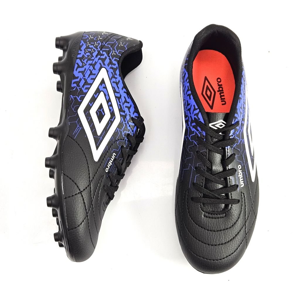 Chuteira Campo Masculino Umbro Class Neo Campo Preto/Azul 2