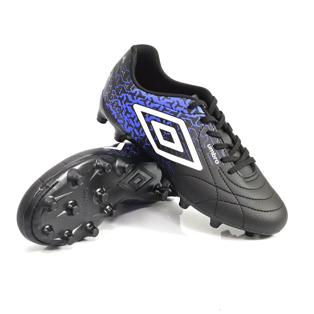 Chuteira Campo Masculino Umbro Class Neo Campo Preto/Azul 3