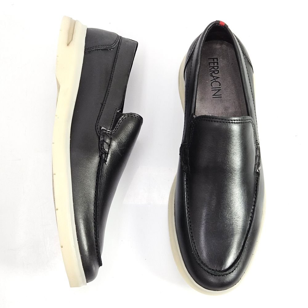 Mocassim Masculino Ferracini Malta Em Couro Preto 2