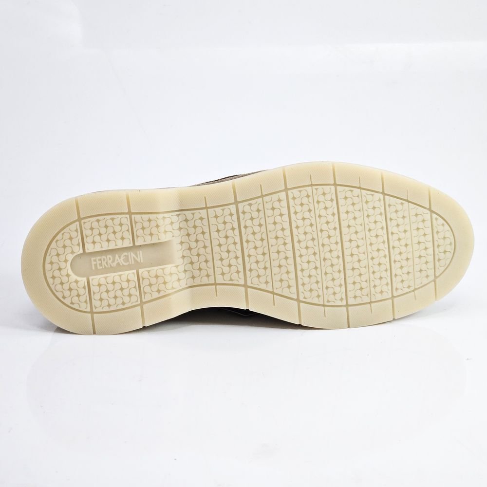 Mocassim Masculino Ferracini Malta Plus Camurça Taupe 4