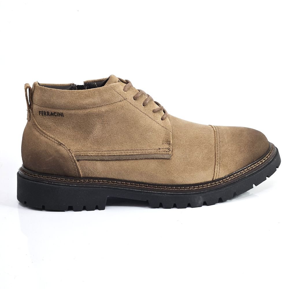 Bota Masculina Ferracini Forest Em Couro Tratorado