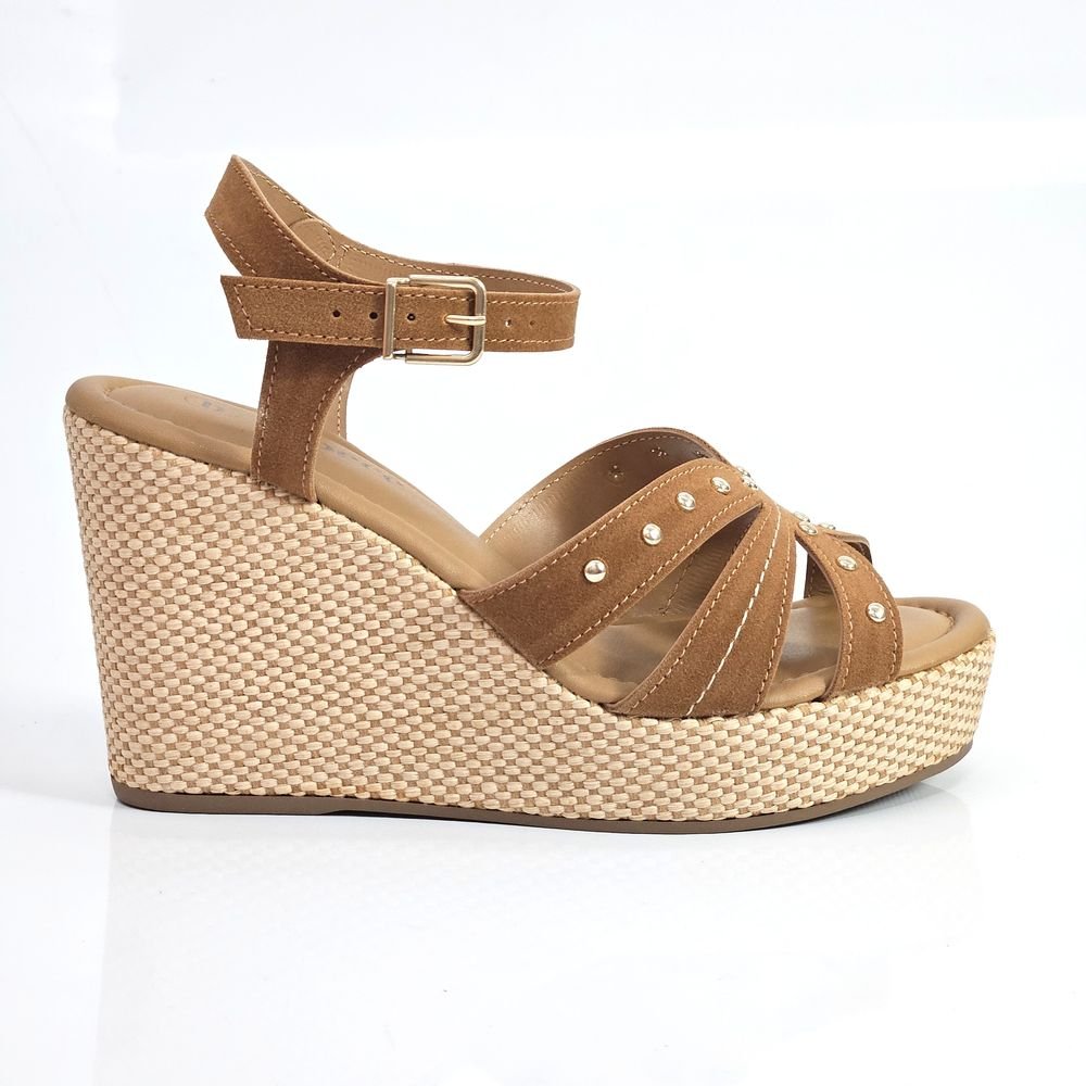 Sandália Feminina Bebecê Anabela Hotfix