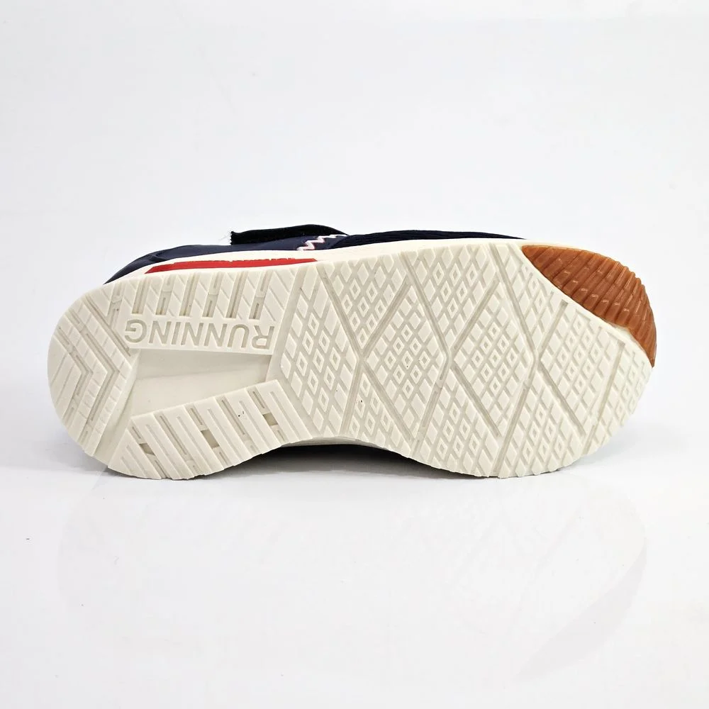 Tênis Infantil Menino Zeus Kids Calce Fácil Tecido Azul Marinho 4