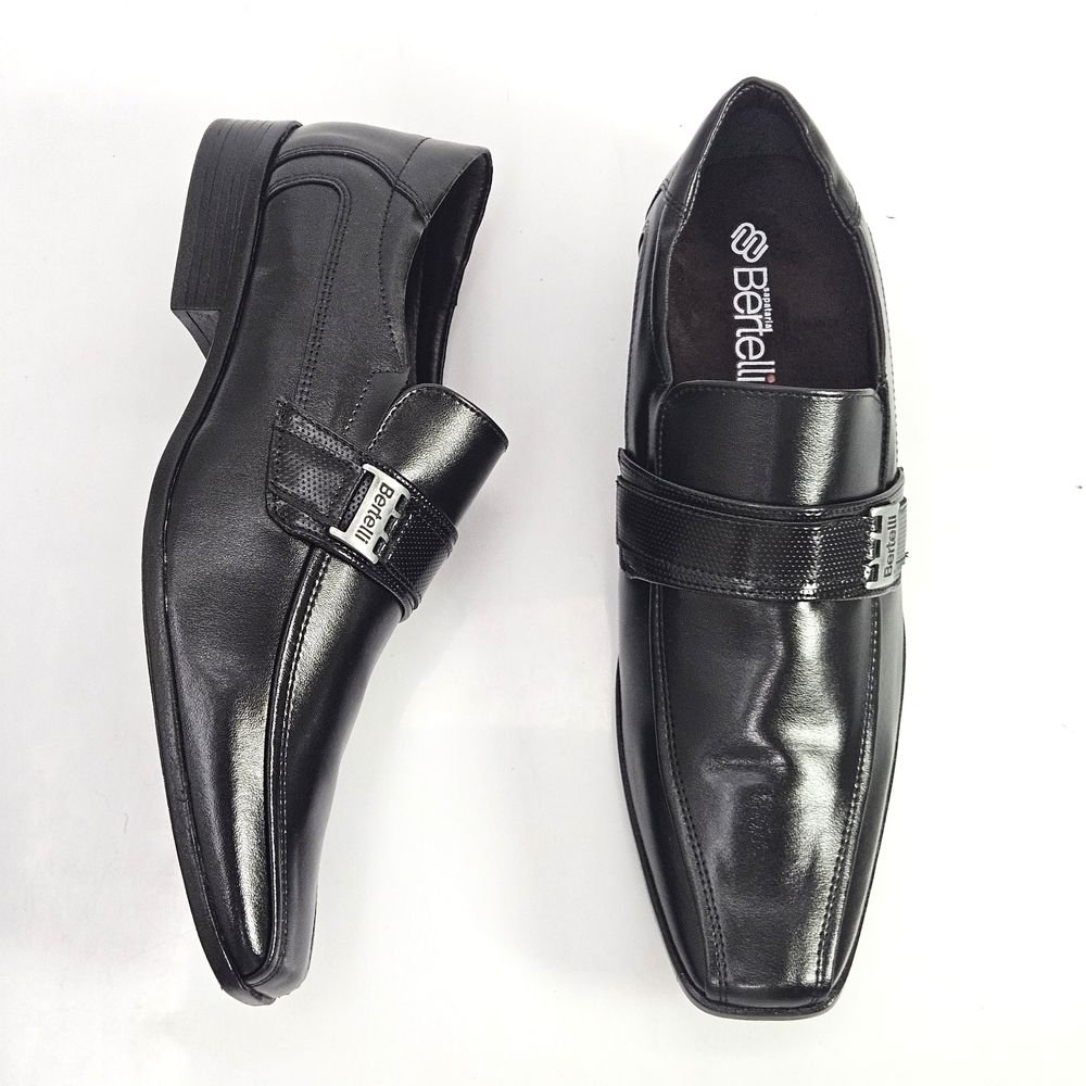 Sapato Social Masculino Bertelli Malbec Esporte Preto 2